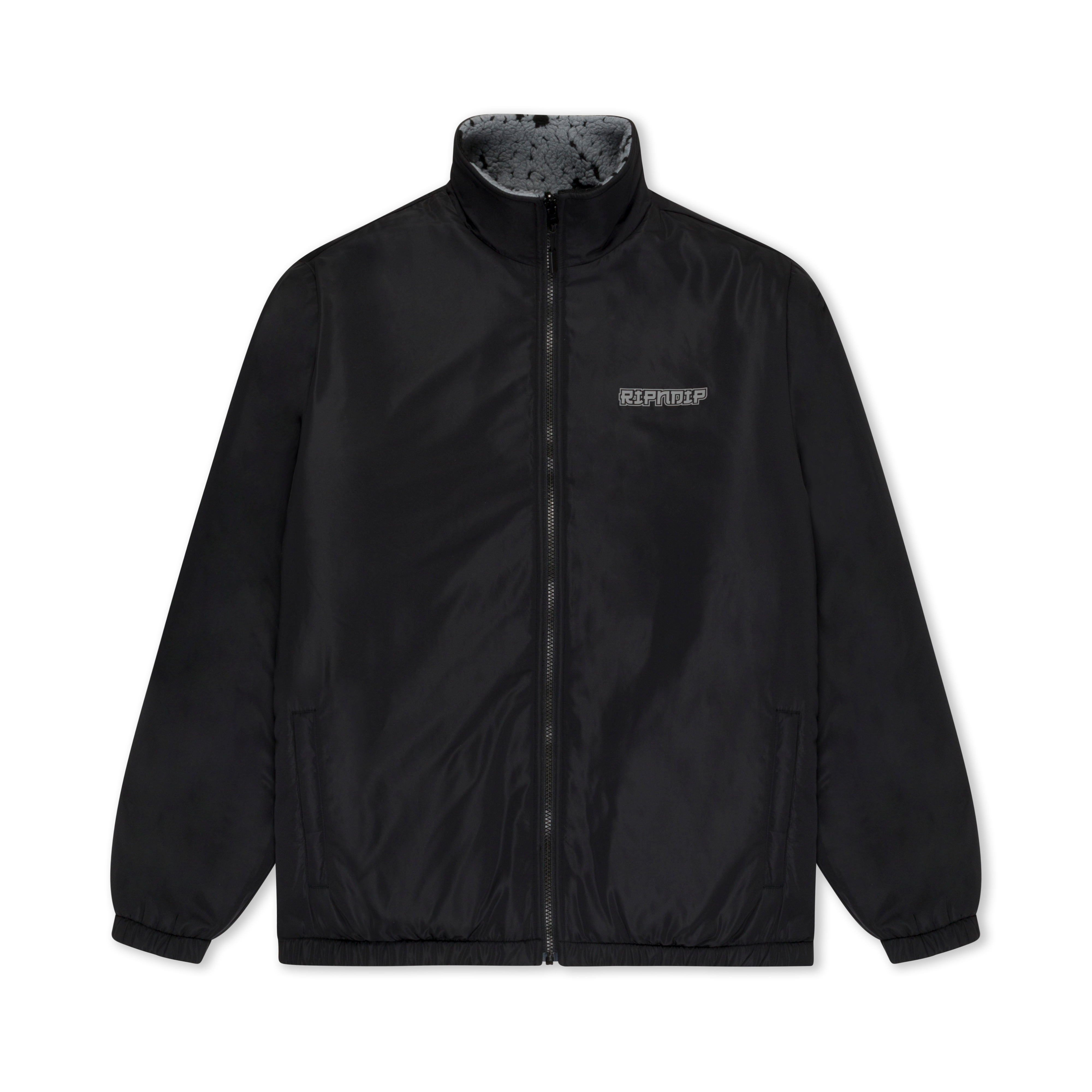RIPNDIP Haku Reversible Jacket (Black / Charcoal)