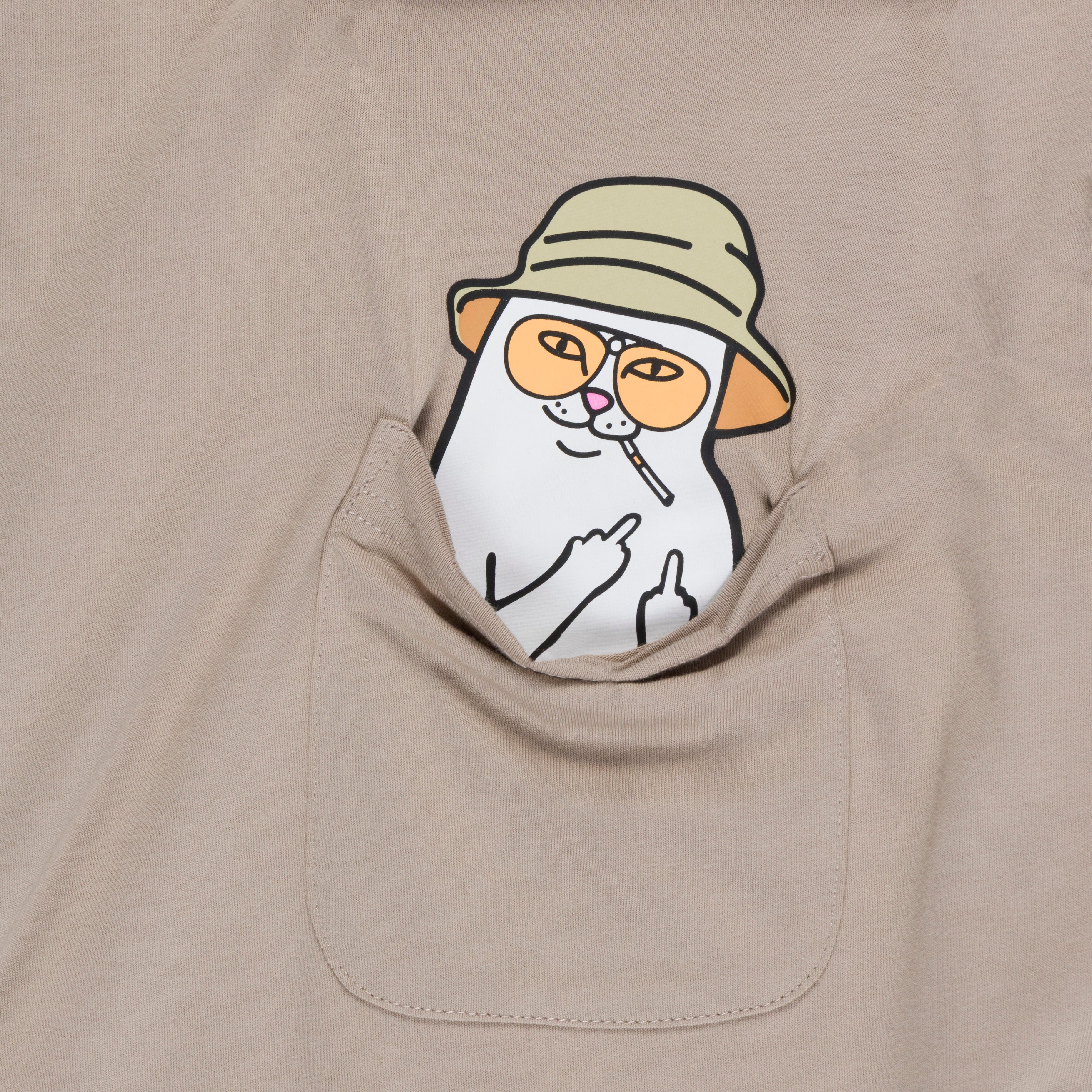 Nermal S Thompson Pocket Tee (Tan)