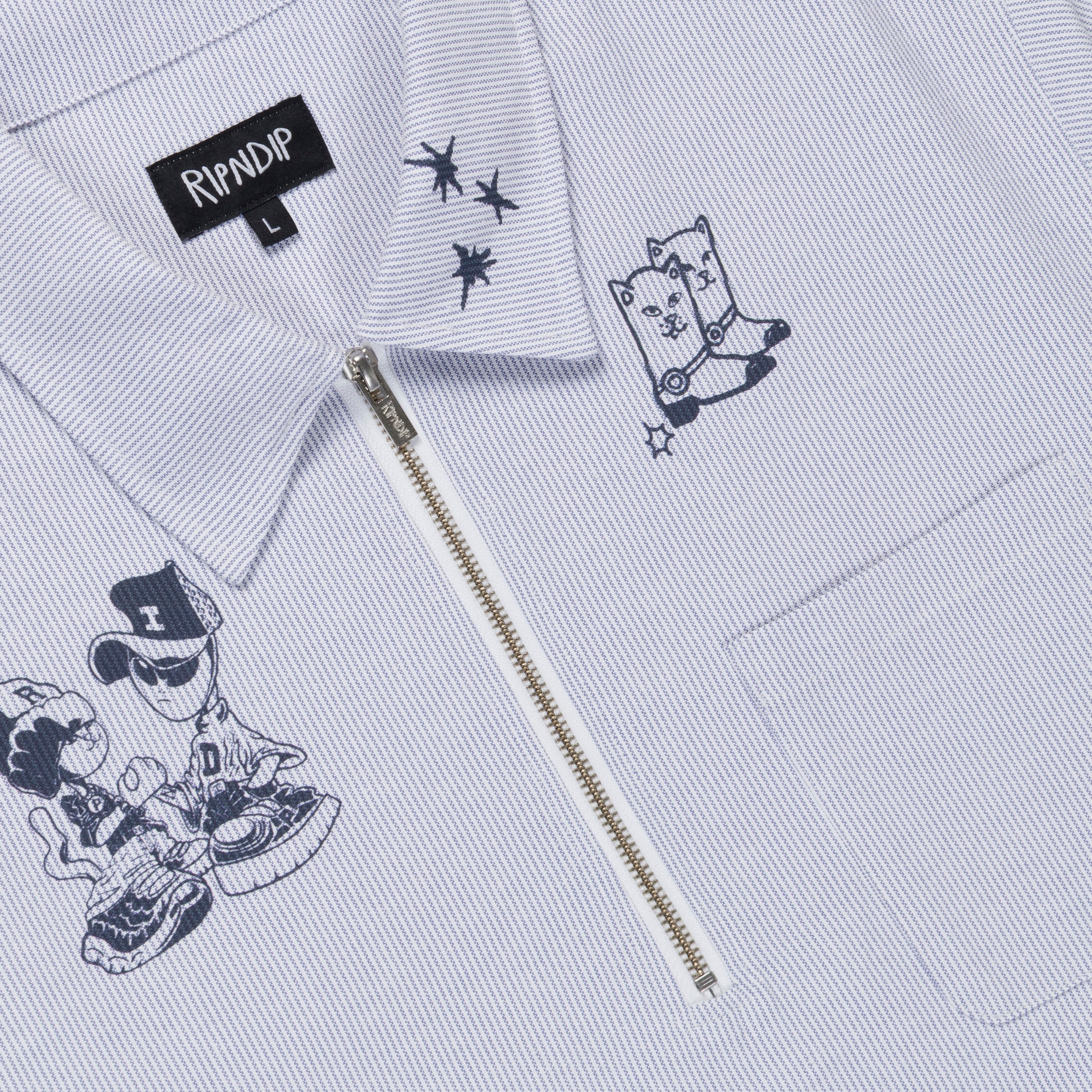 Westside Quarter Zip Shirt (Navy )