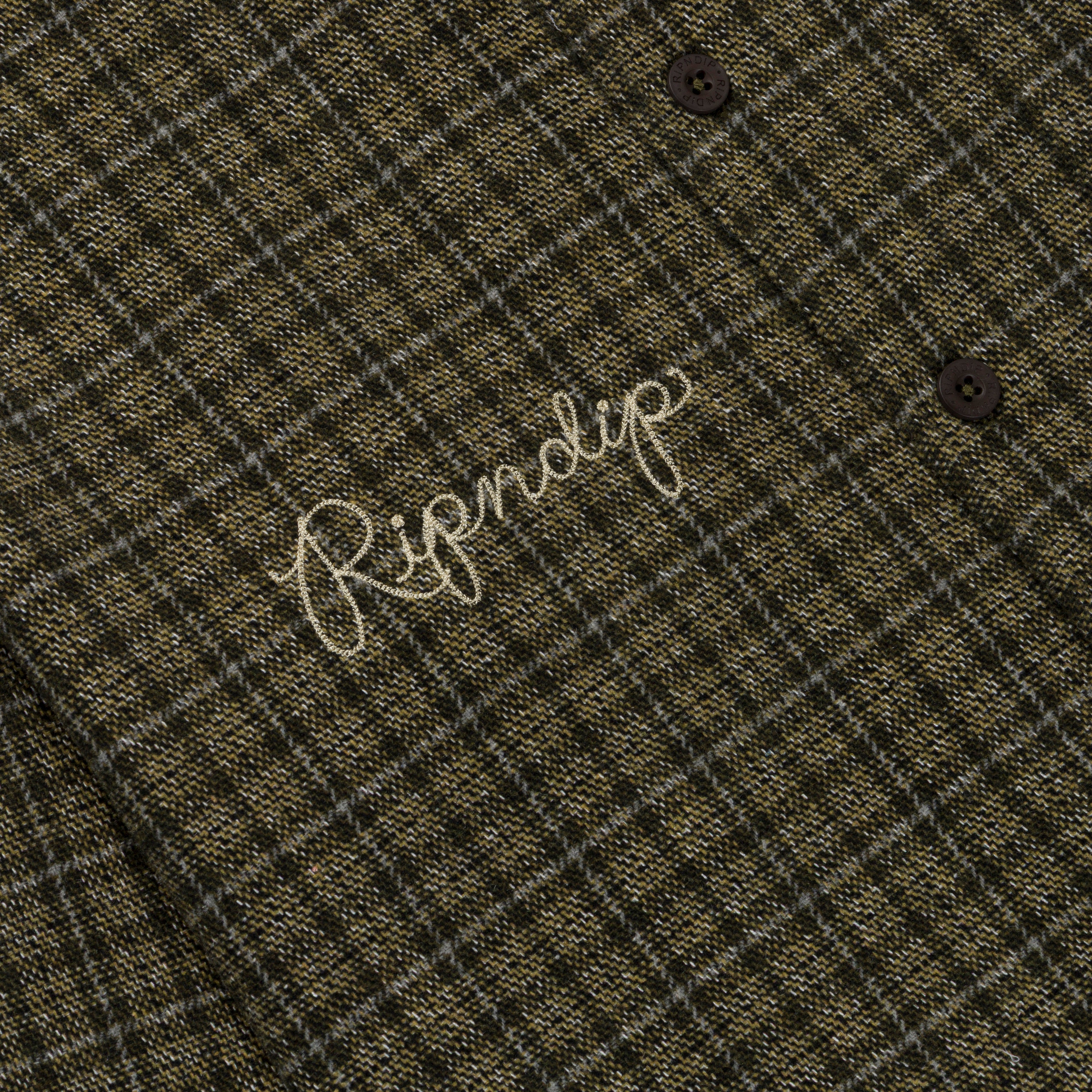 Where The Flowers Bloom Flannel Jacket (Olive)