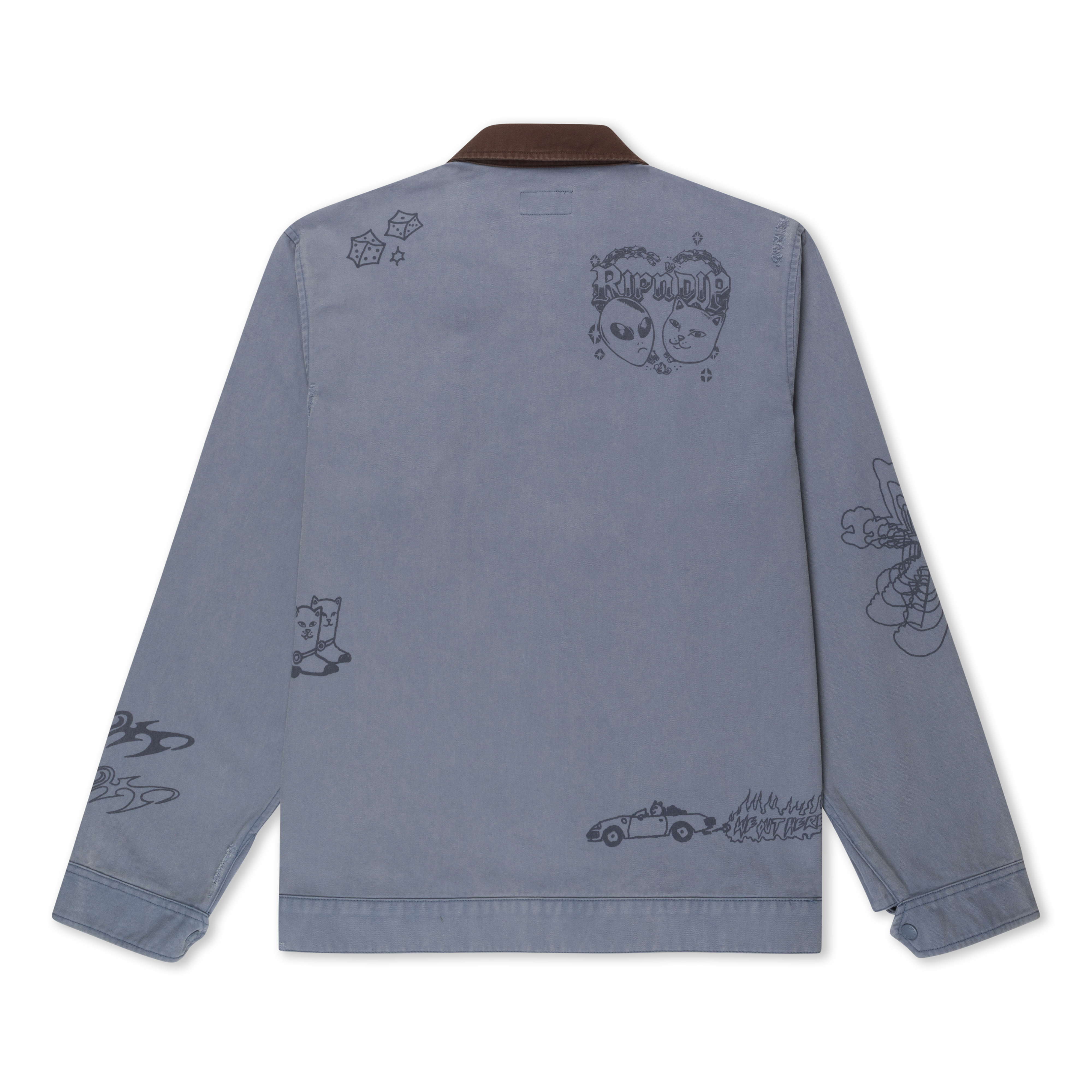 Westside Zip Up Work Jacket (Slate)