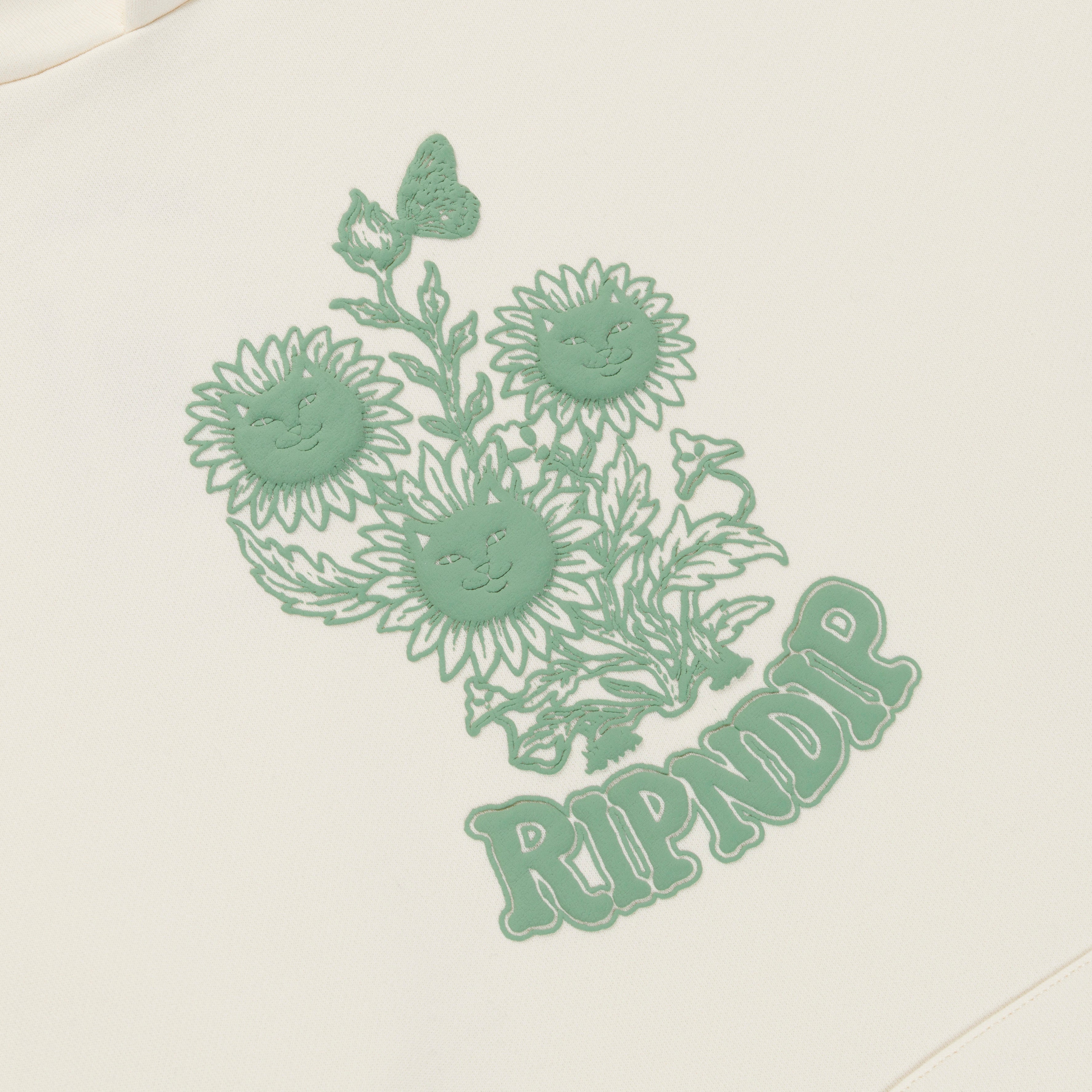 Where The Flowers Bloom Hoodie (Bone)