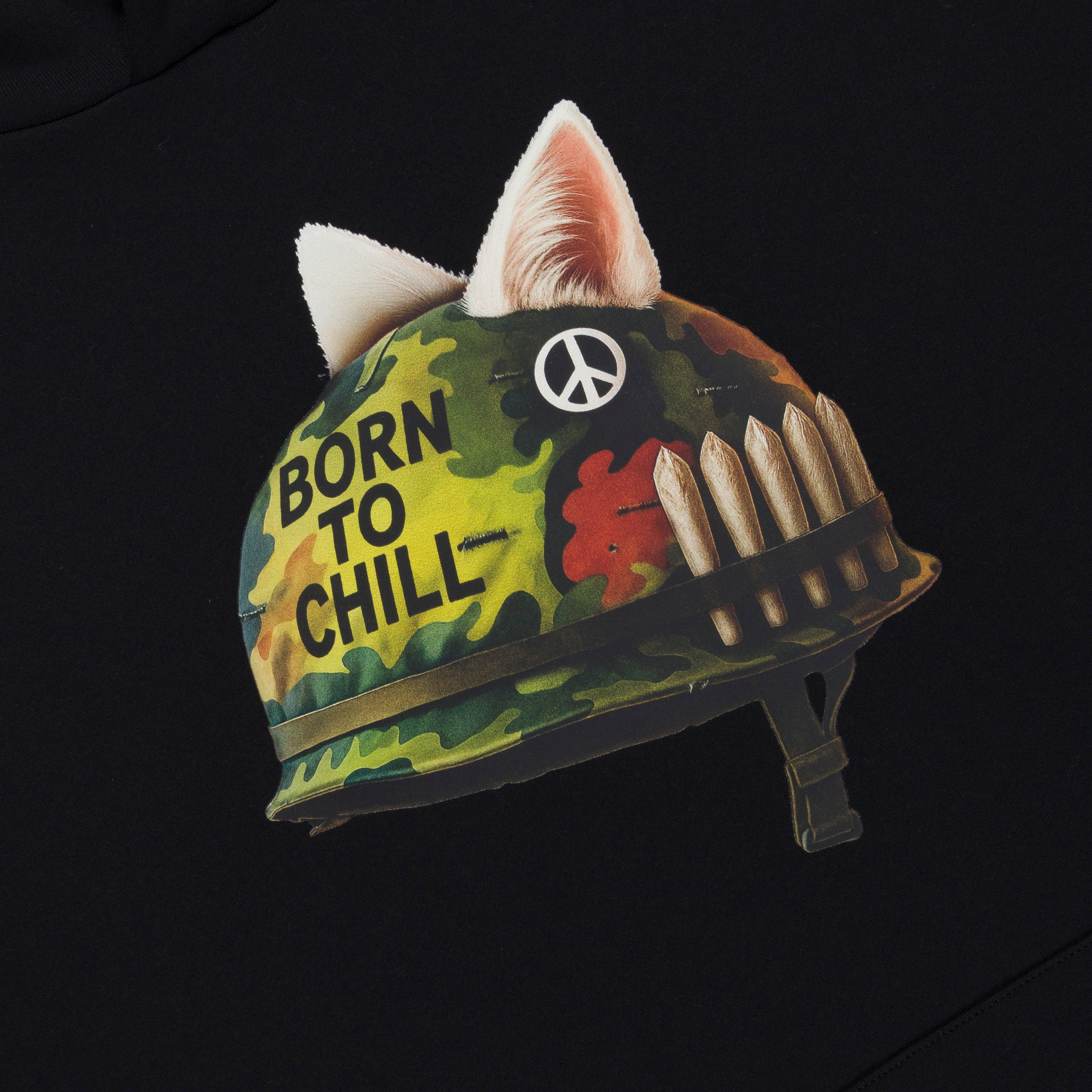 Born To Chill Hoodie (Black)