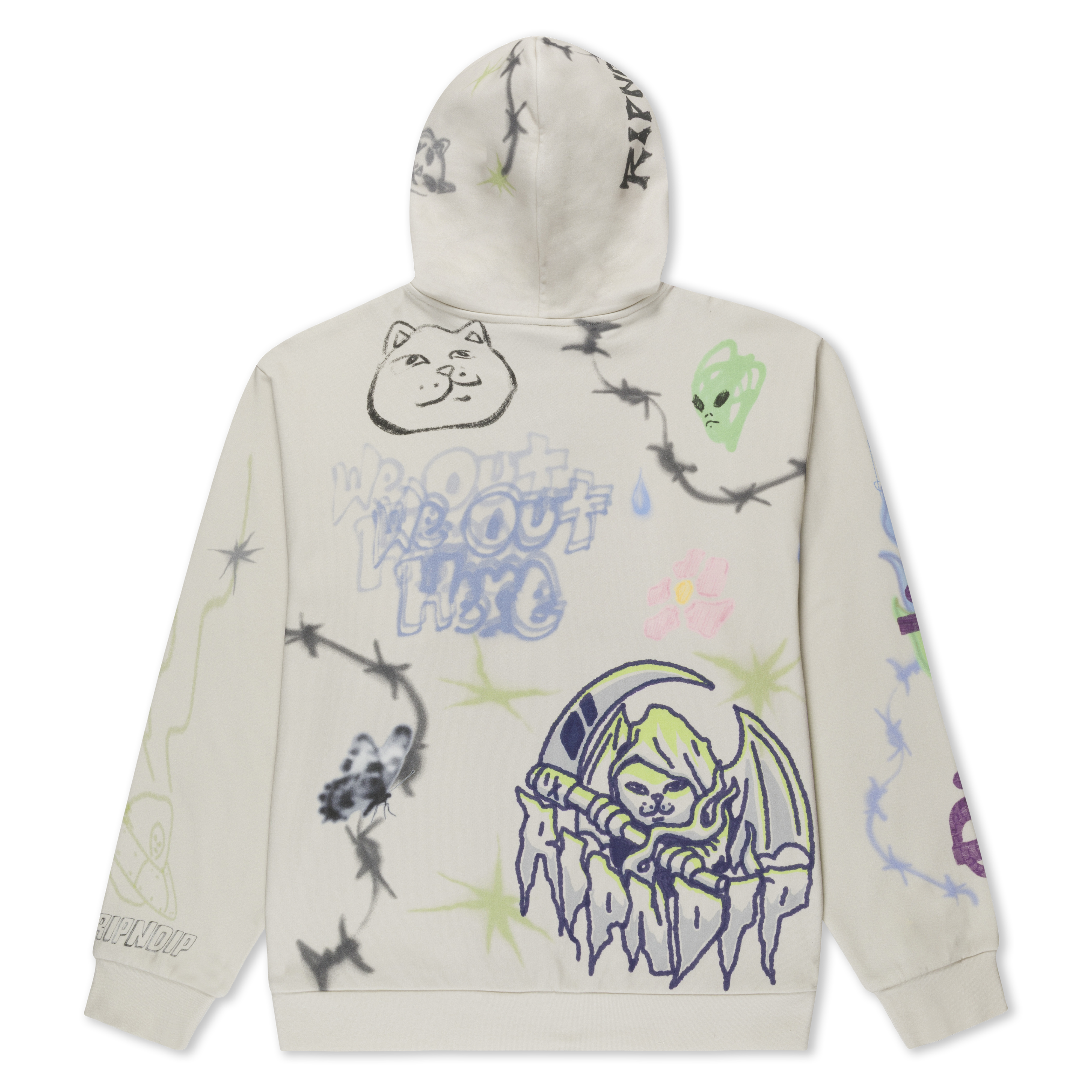 Goosebumps Zip Hoodie (Bone)