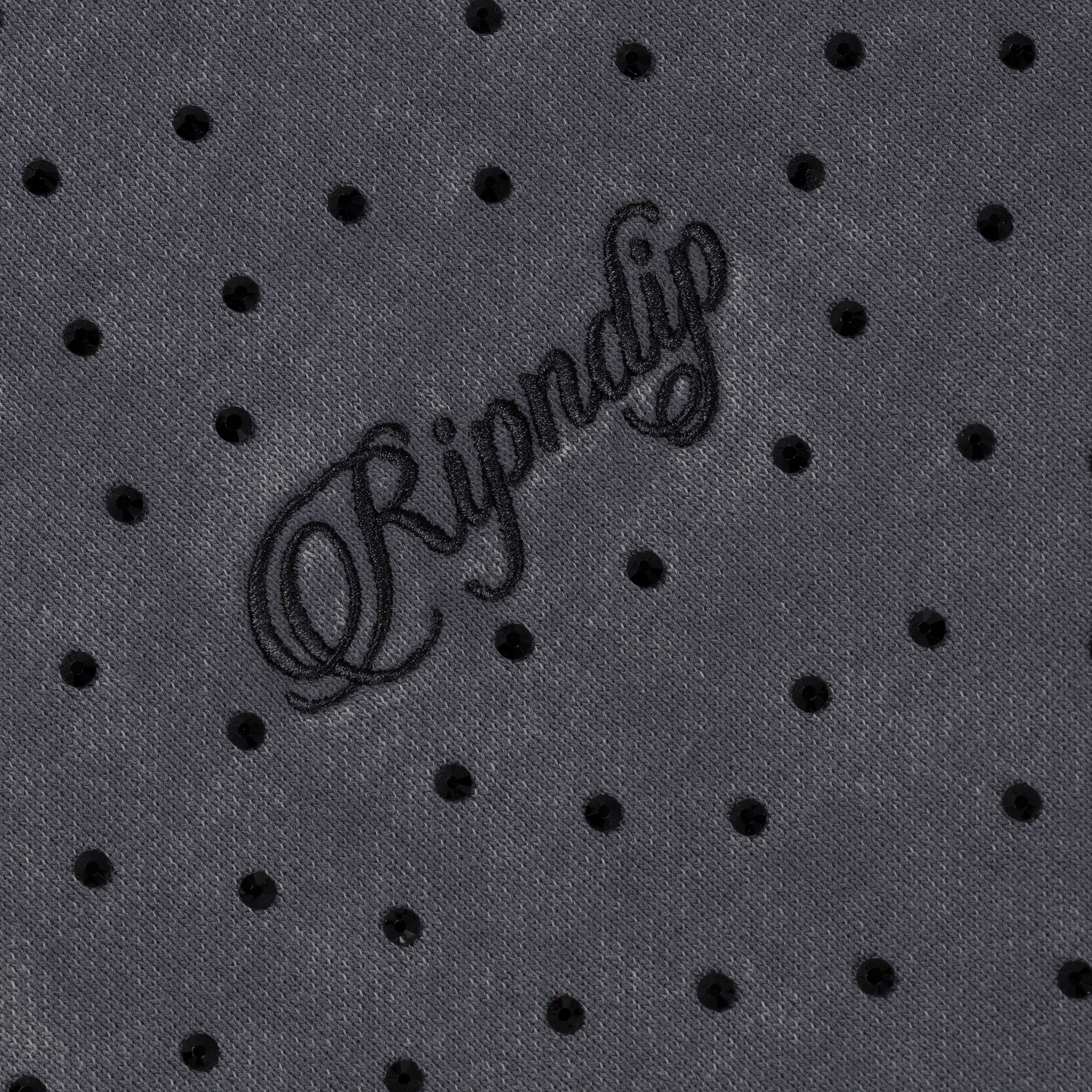 RIPNGEMS Zip Up Hoodie (Charcoal Wash)