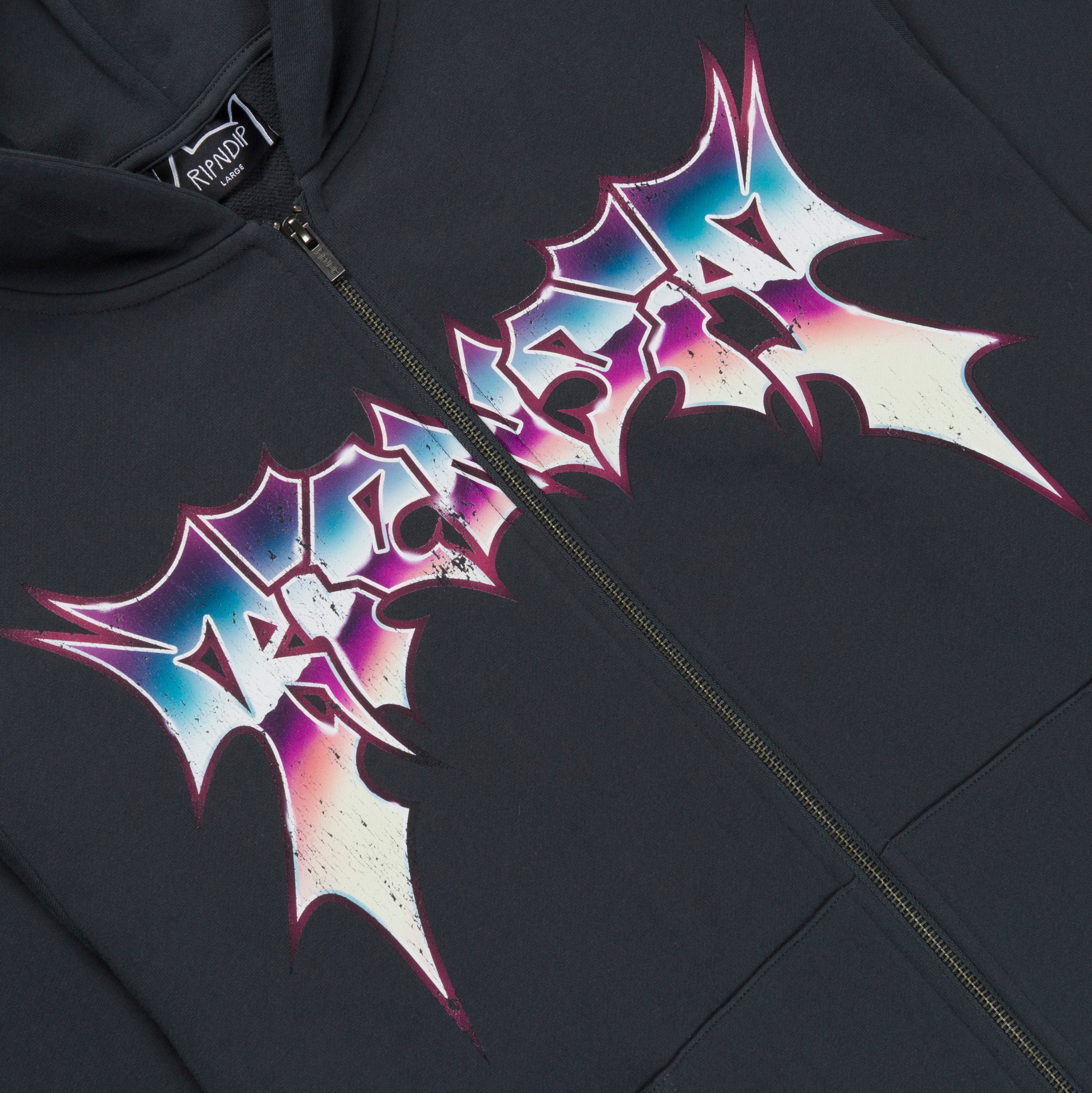 Noid Zip Hoodie (Dark Charcoal)