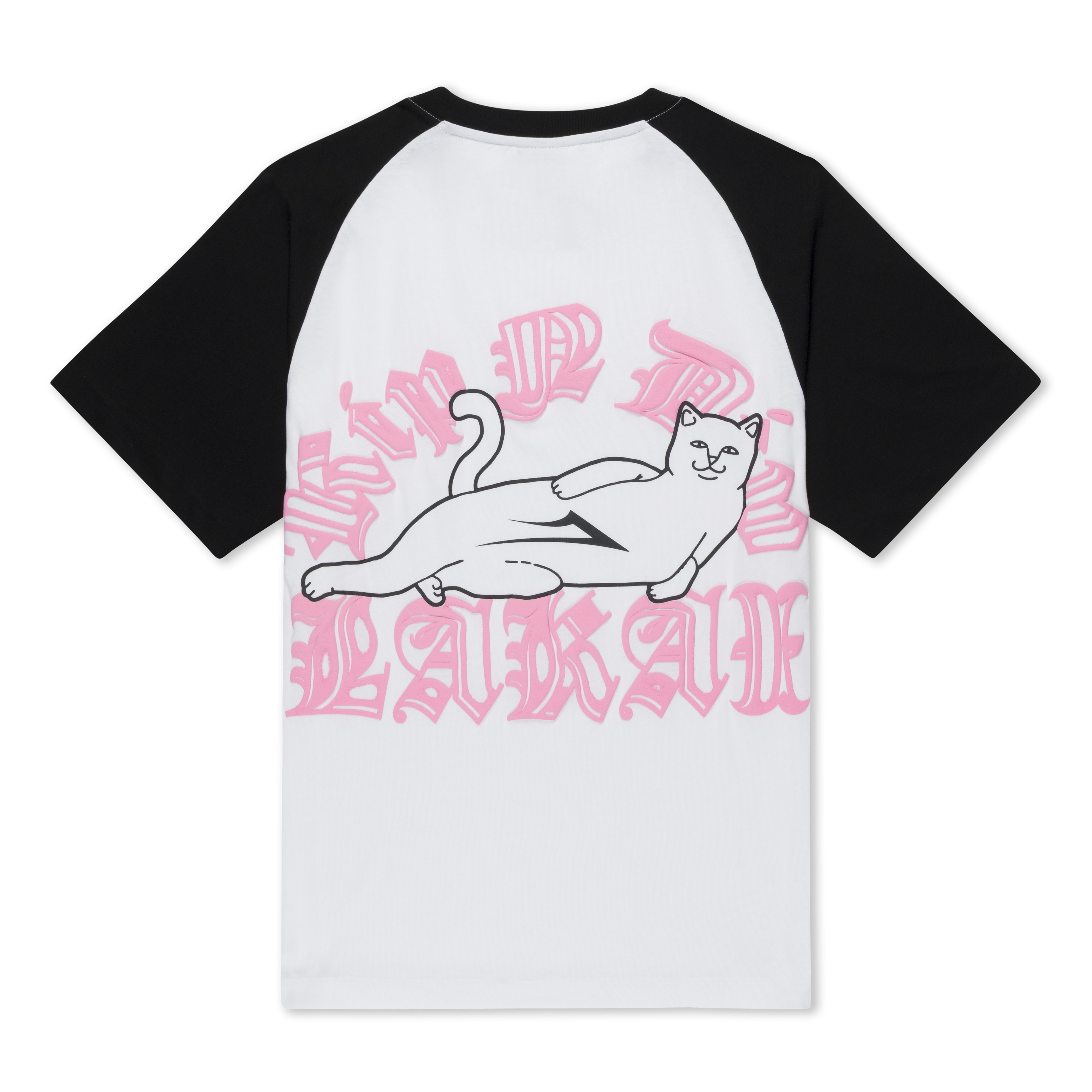 RIPNDIP Lakai + Ripndip Raglan Pocket Tee (White/Black)