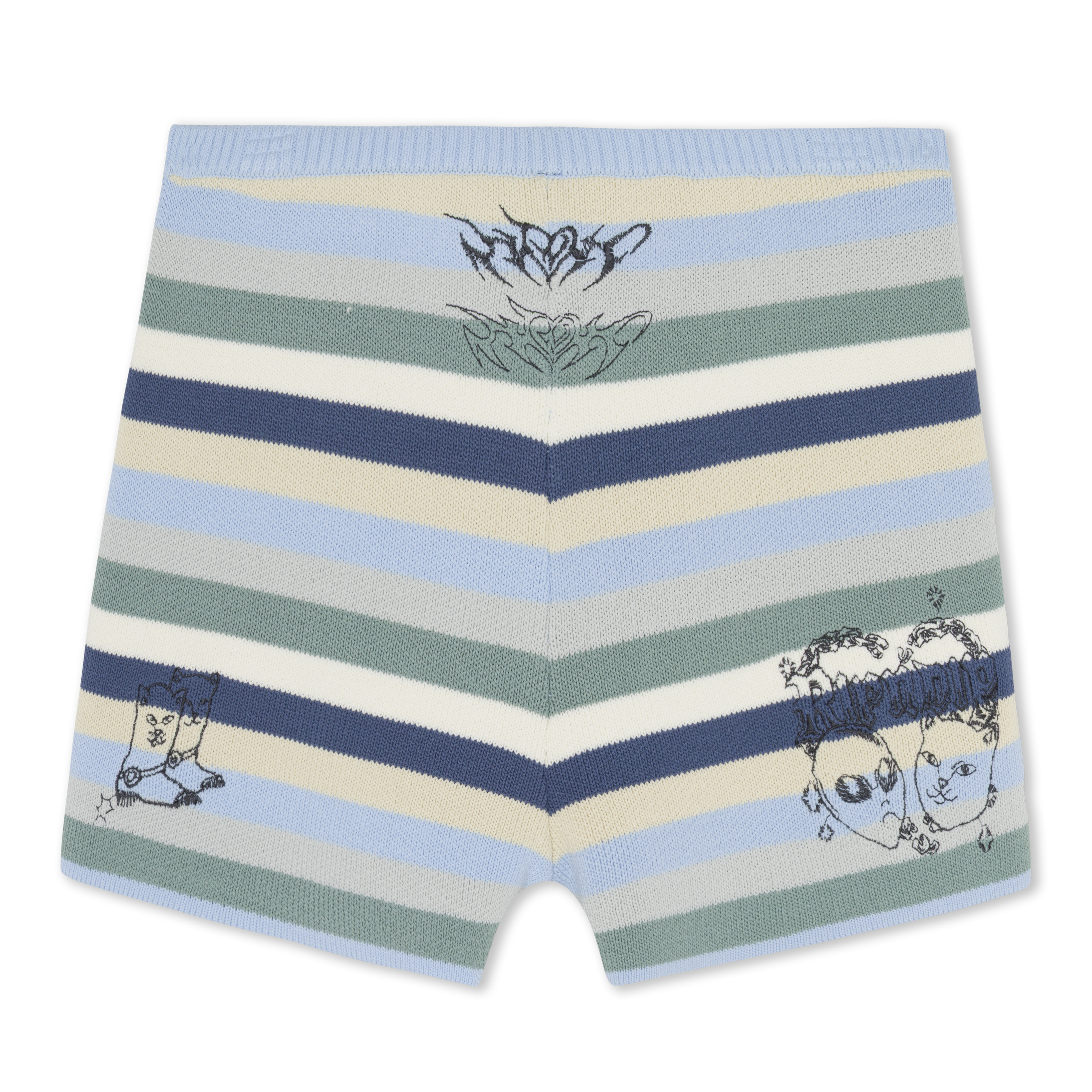 Westside Crochet Shorts (Powder Blue )