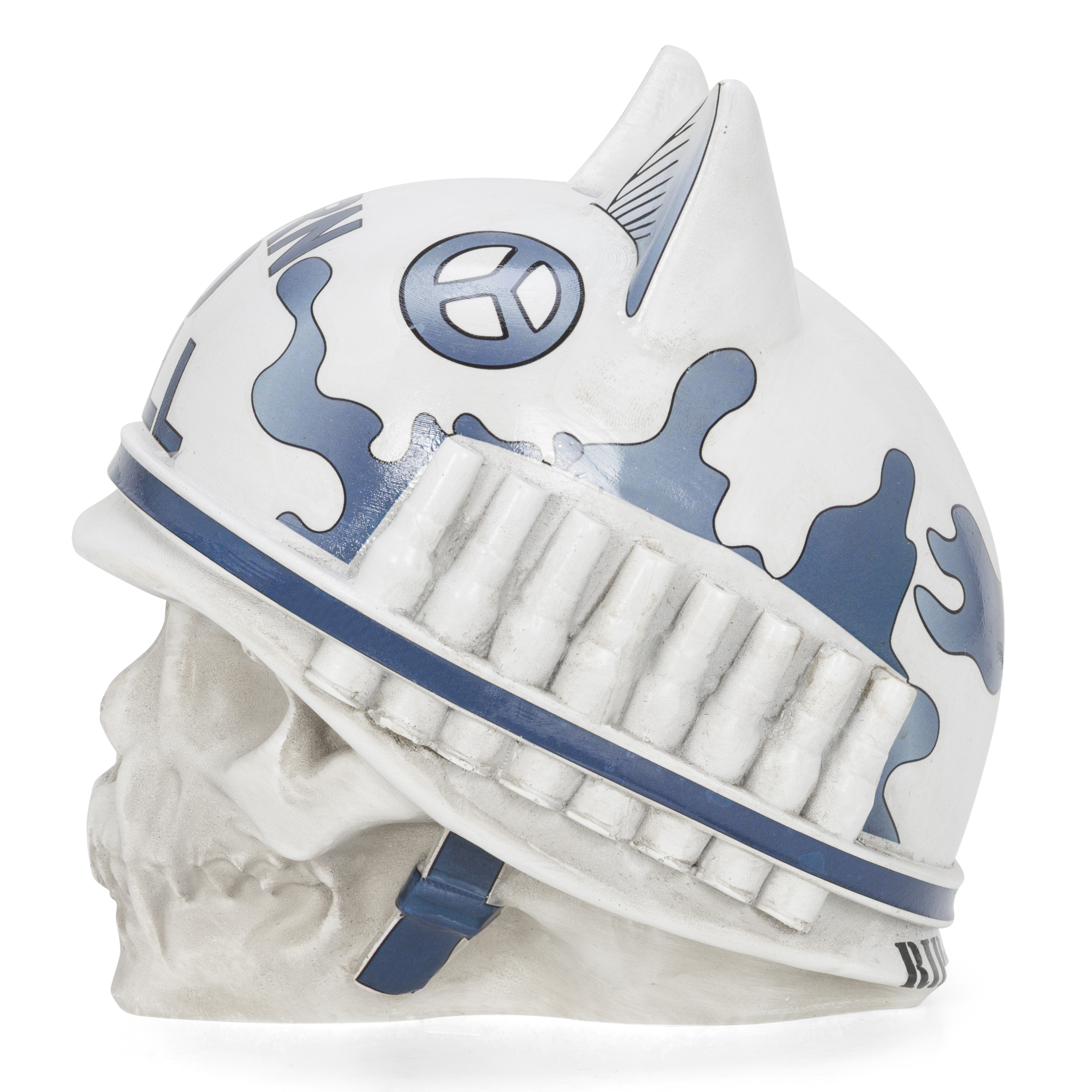 Born To Chill Ceramic Incense Holder (Indigo)