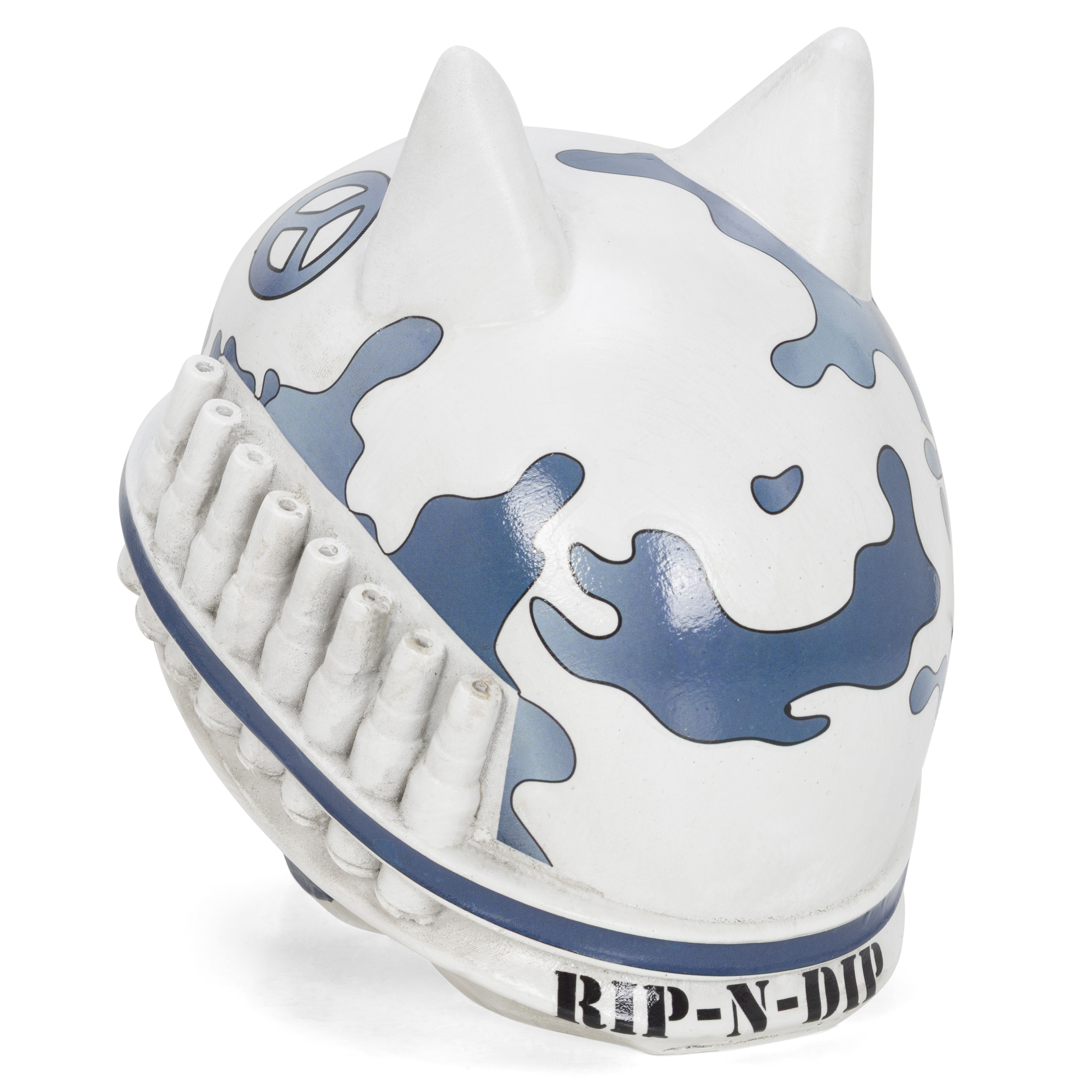 Born To Chill Ceramic Incense Holder (Indigo)