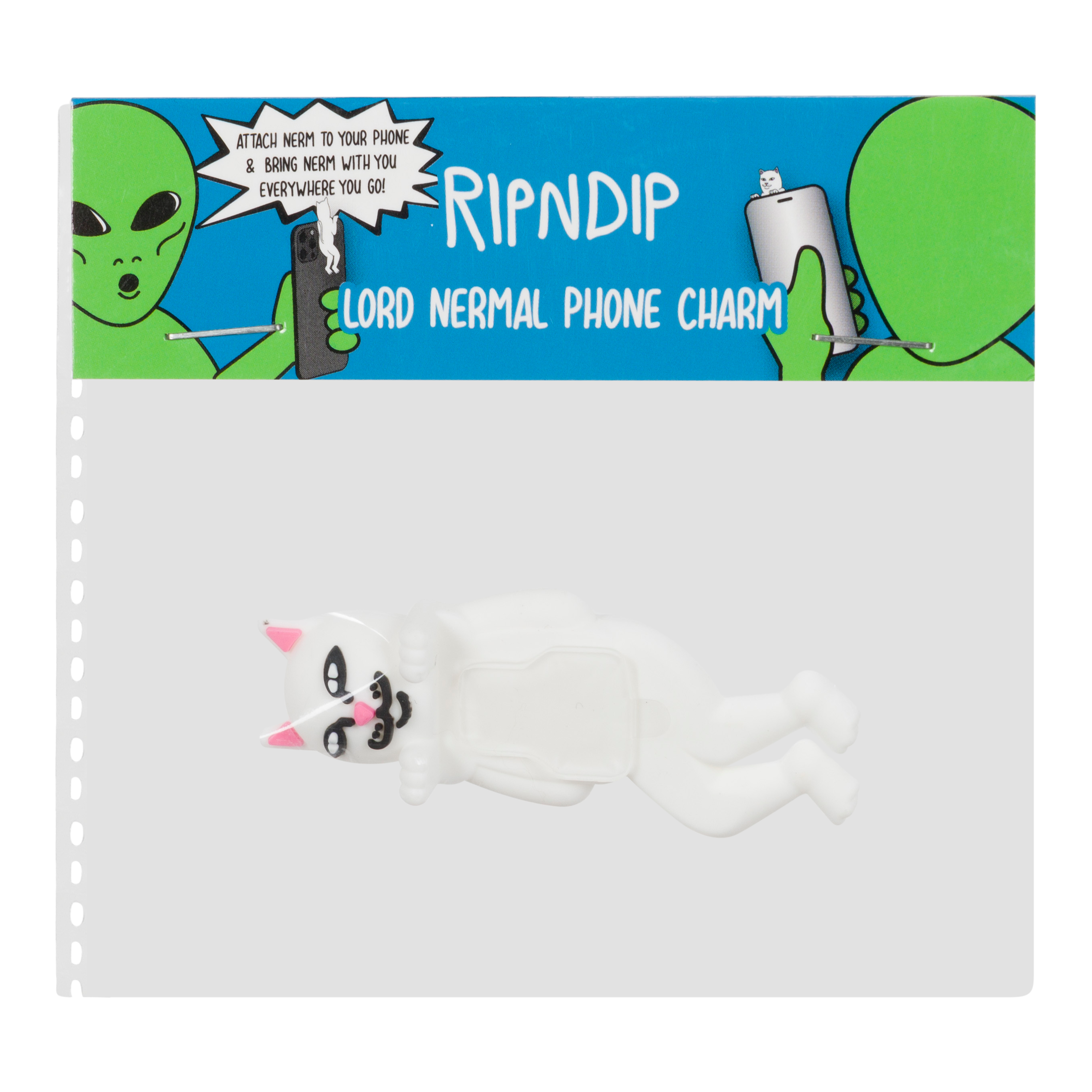 Lord Nermal Phone Charm (White)