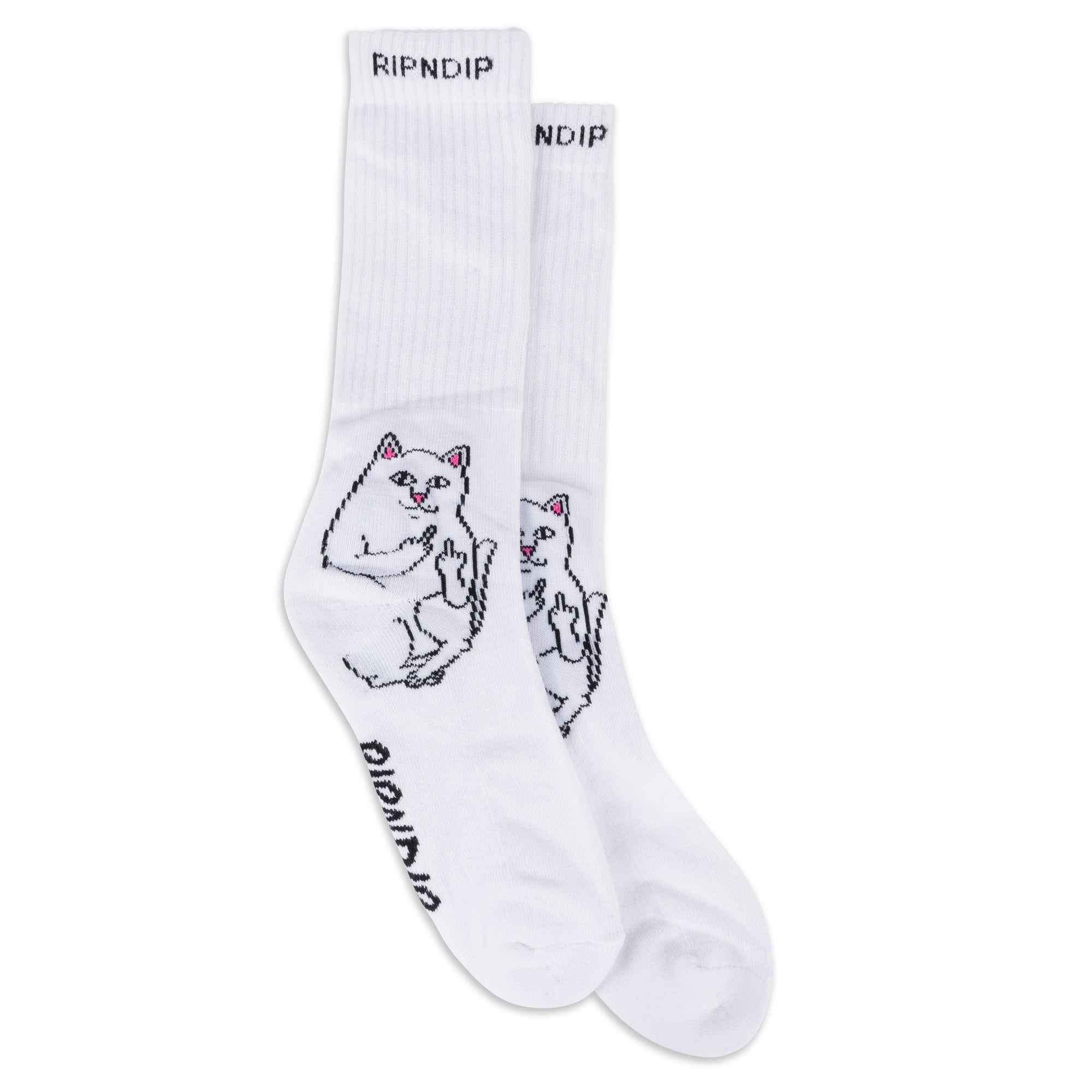RIPNDIP Lord Nermal Socks (White)