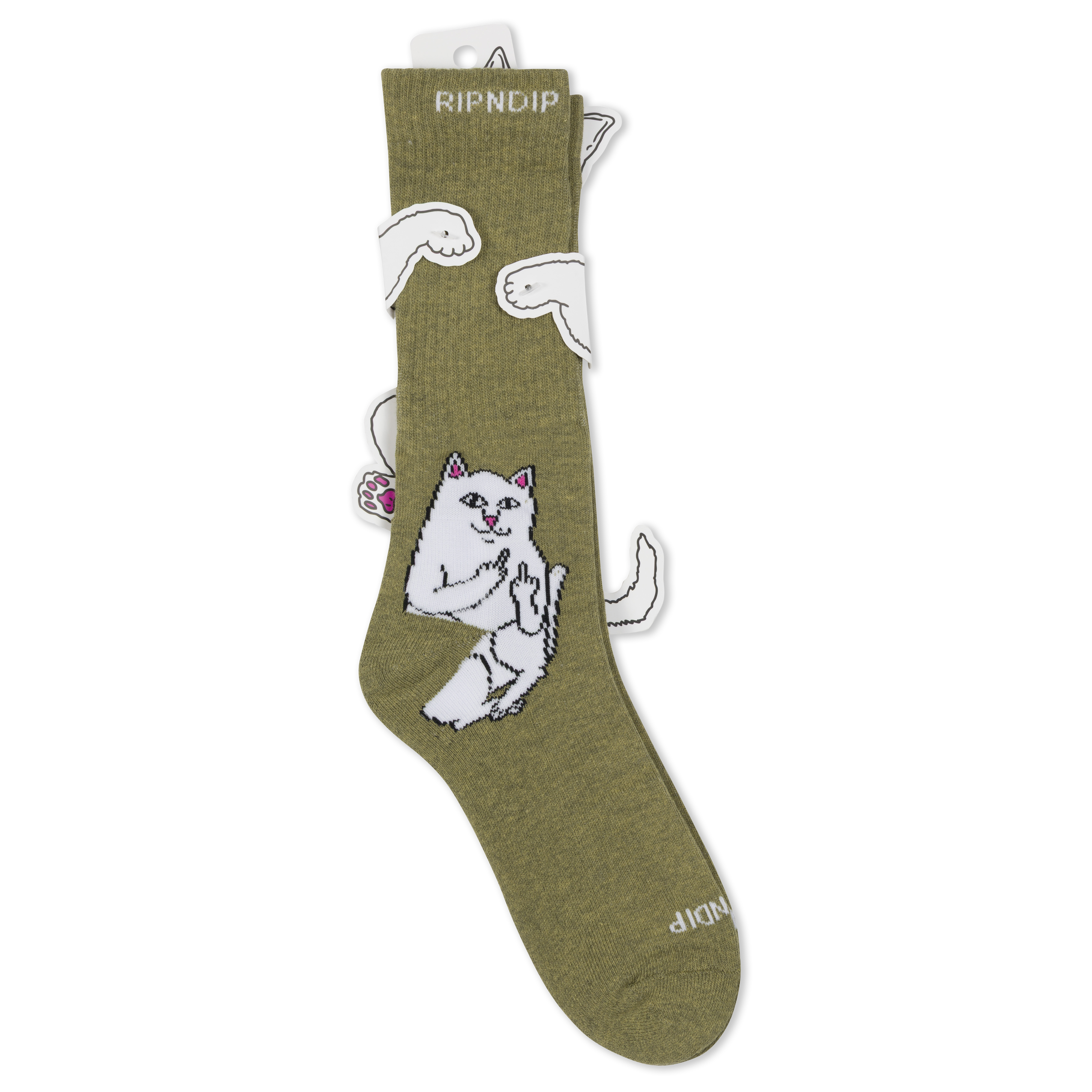 Lord Nermal Socks (Olive)