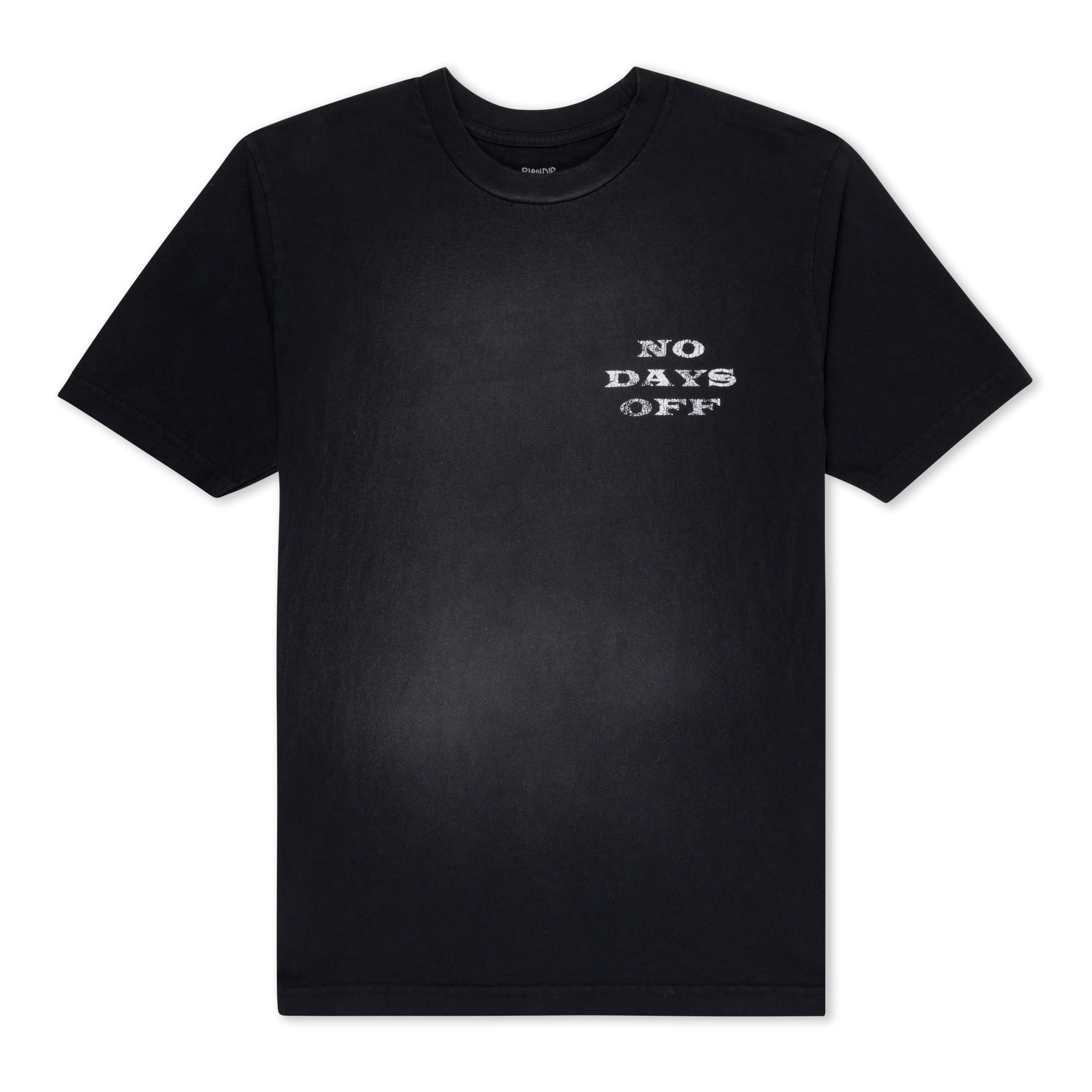 No Days Off Tee (Black Sun Fade)