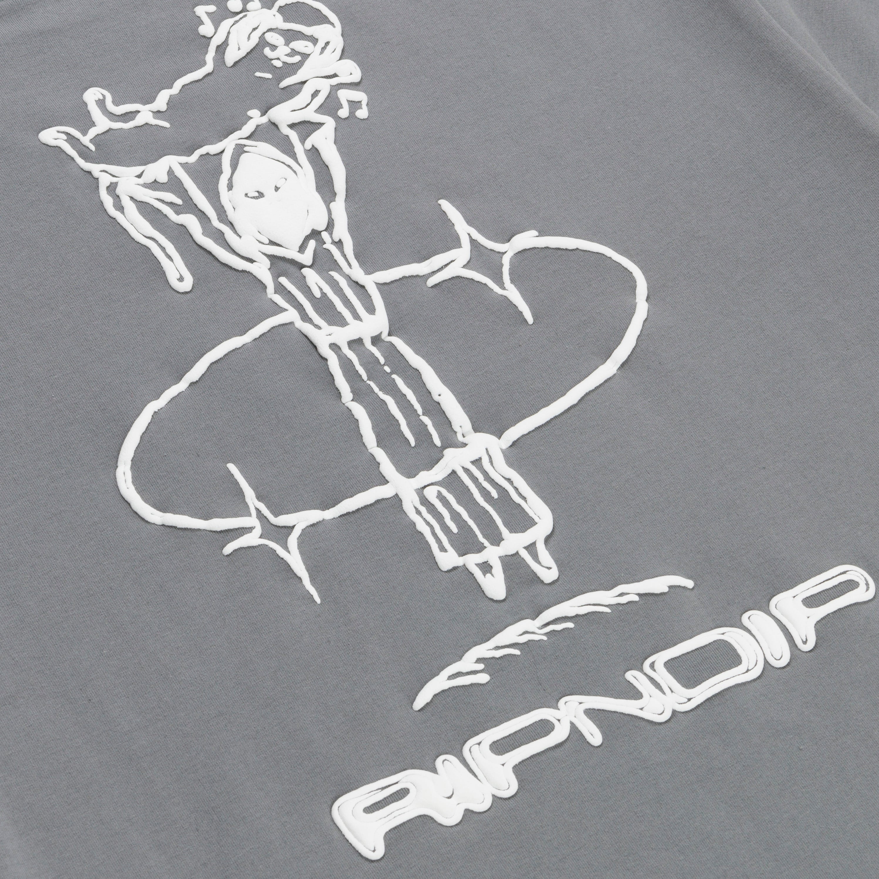 RIPNDIP Saturn Cropped Baby Tee (Charcoal)