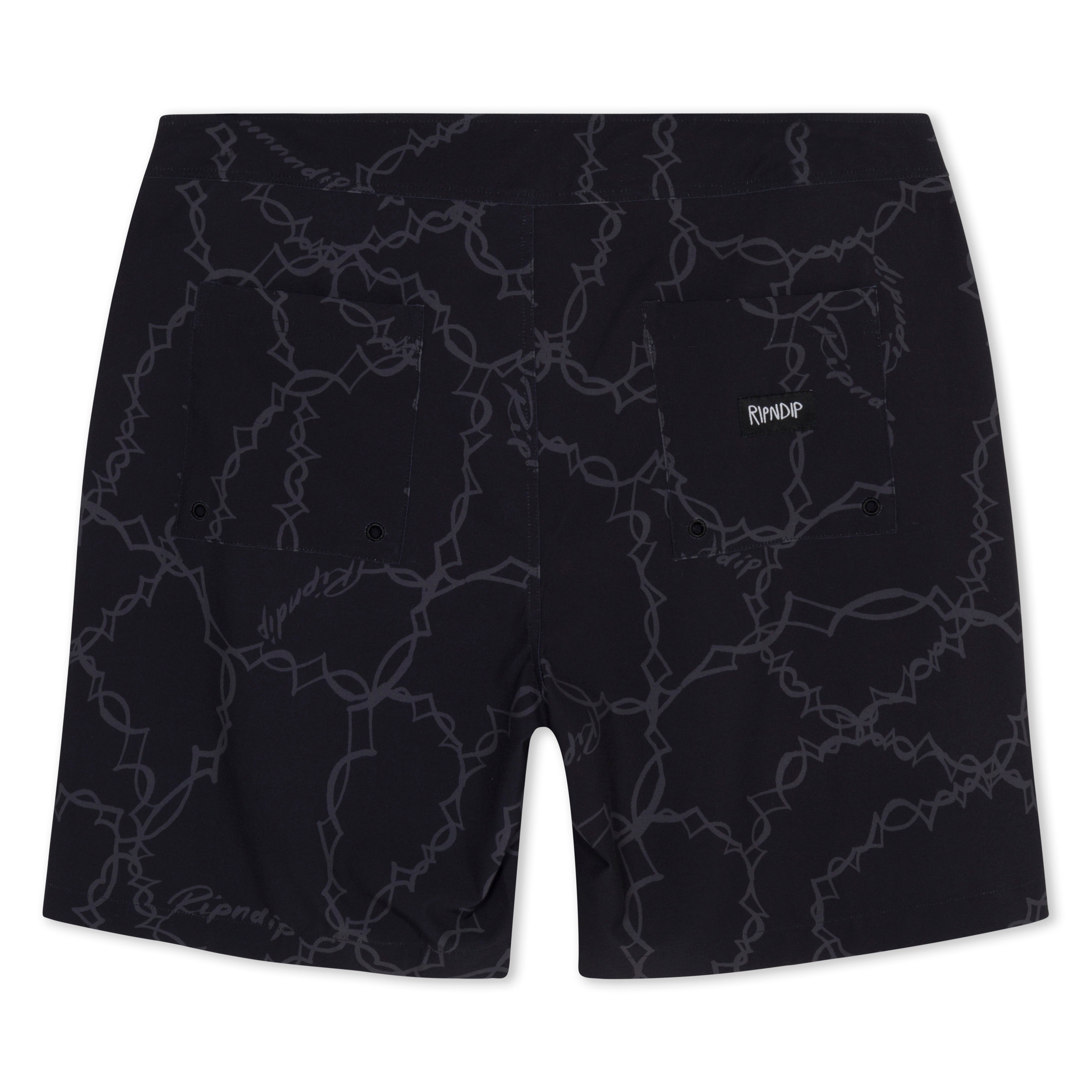 RIPNDIP Wired Swim Shorts  (Black)