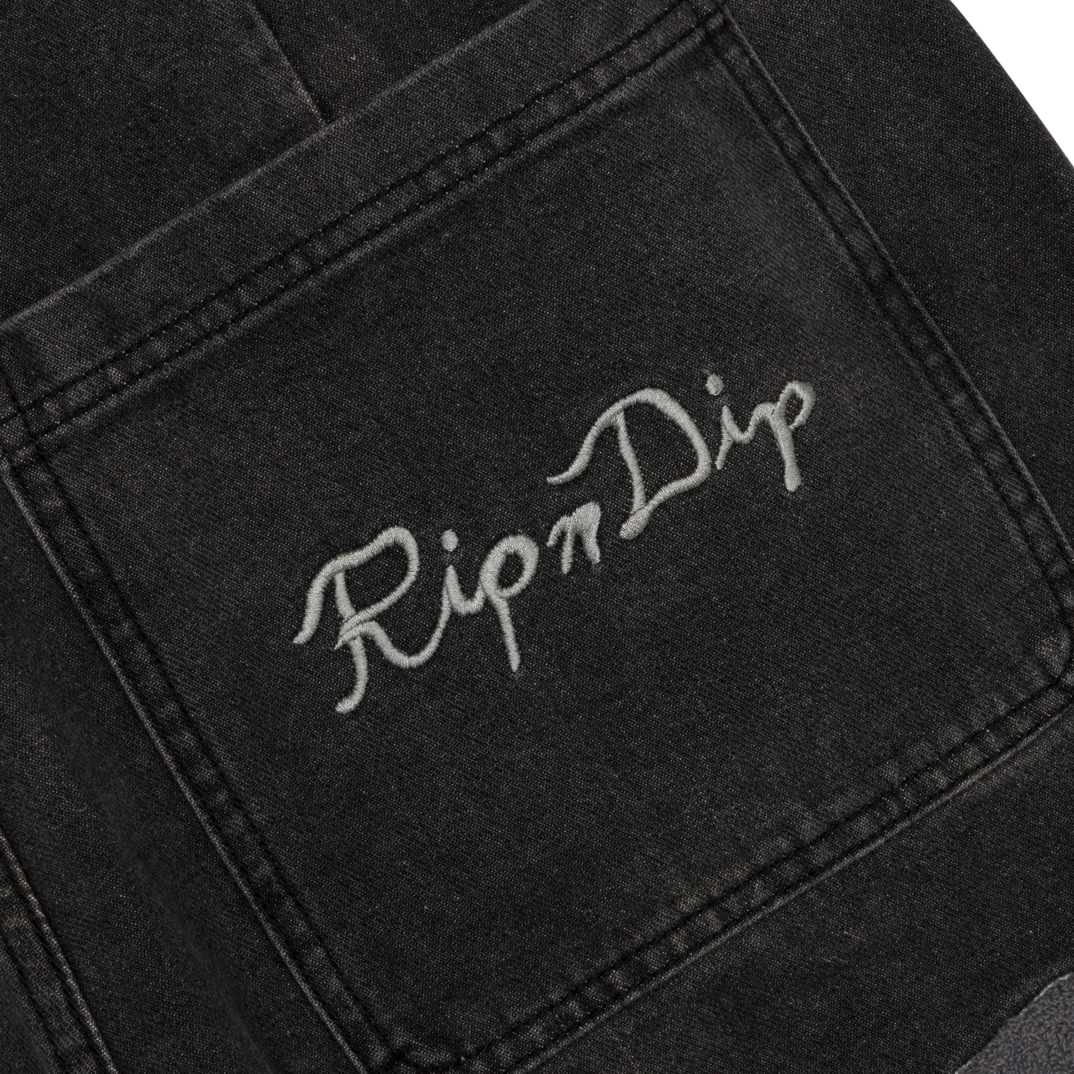 RIPNDIP Space Garden Pants (Black Vintage Wash)