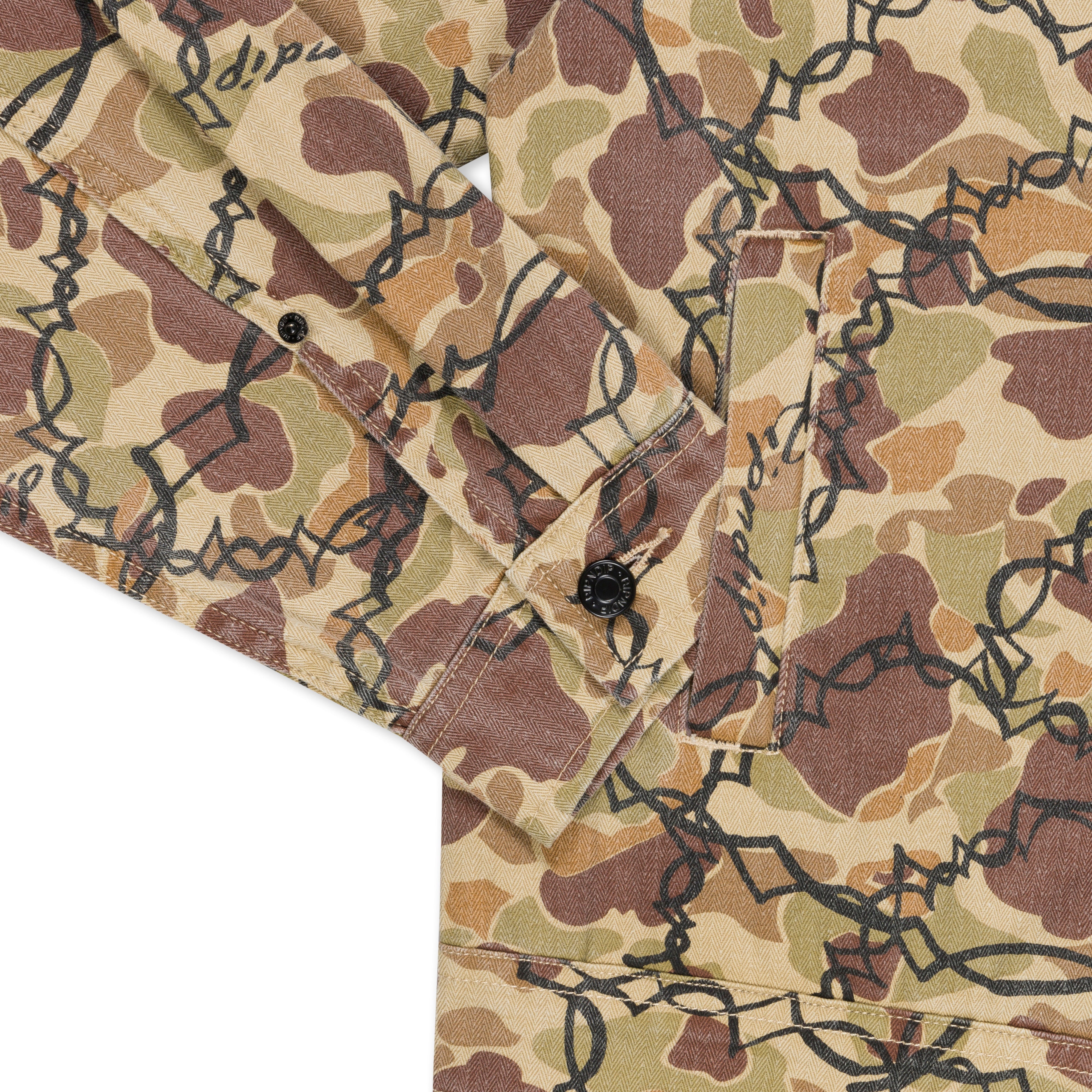 RIPNDIP Wired Button Up Jacket (Tan Camo)