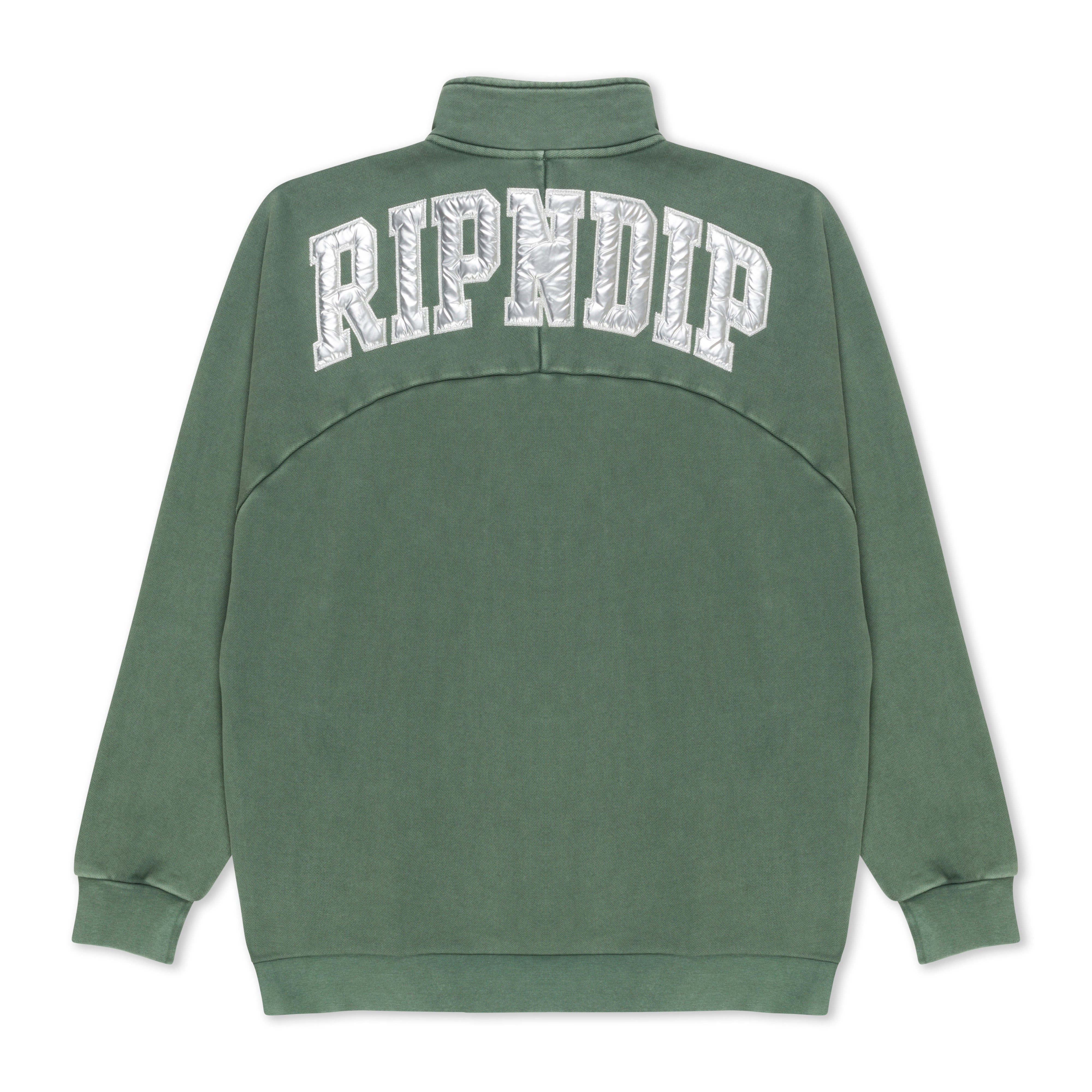 RIPNDIP Night Quarter Zip Jacket (Dusty Pine)