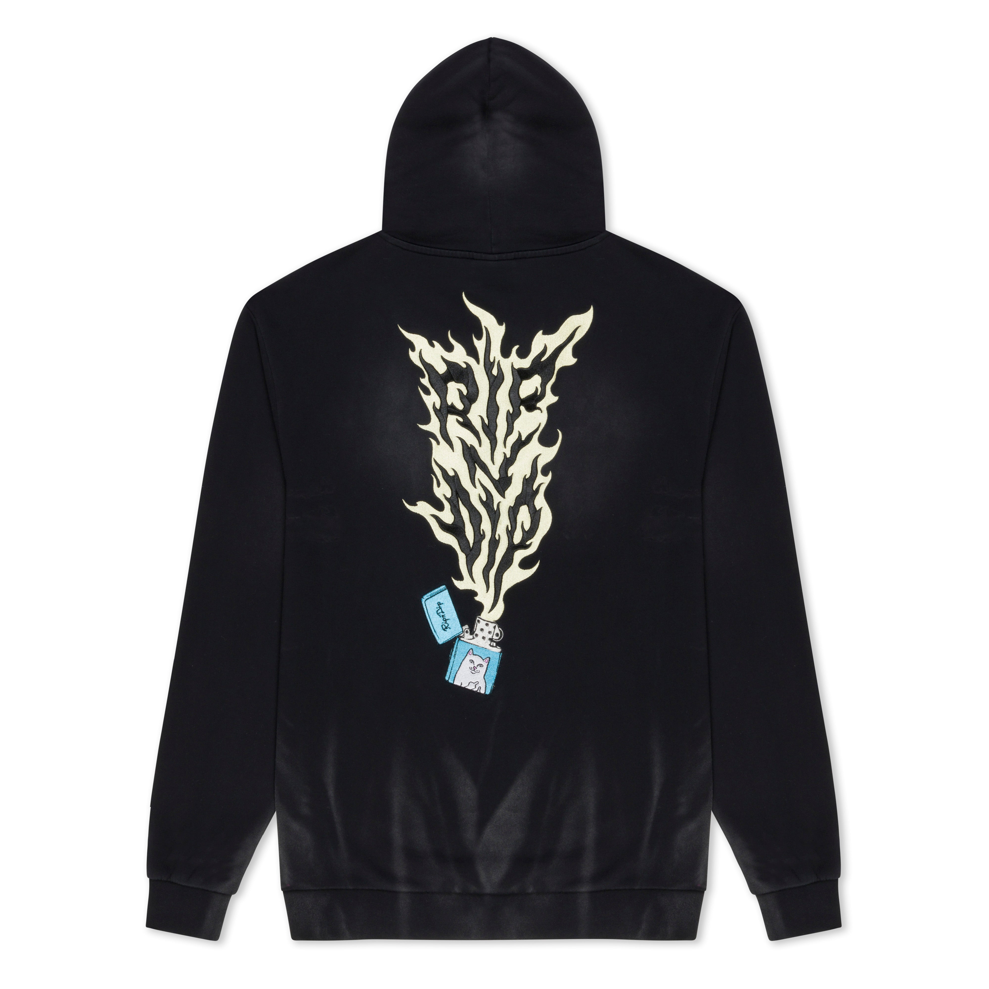 RIPNDIP Ripnlit Hoodie (Black Vintage Wash)