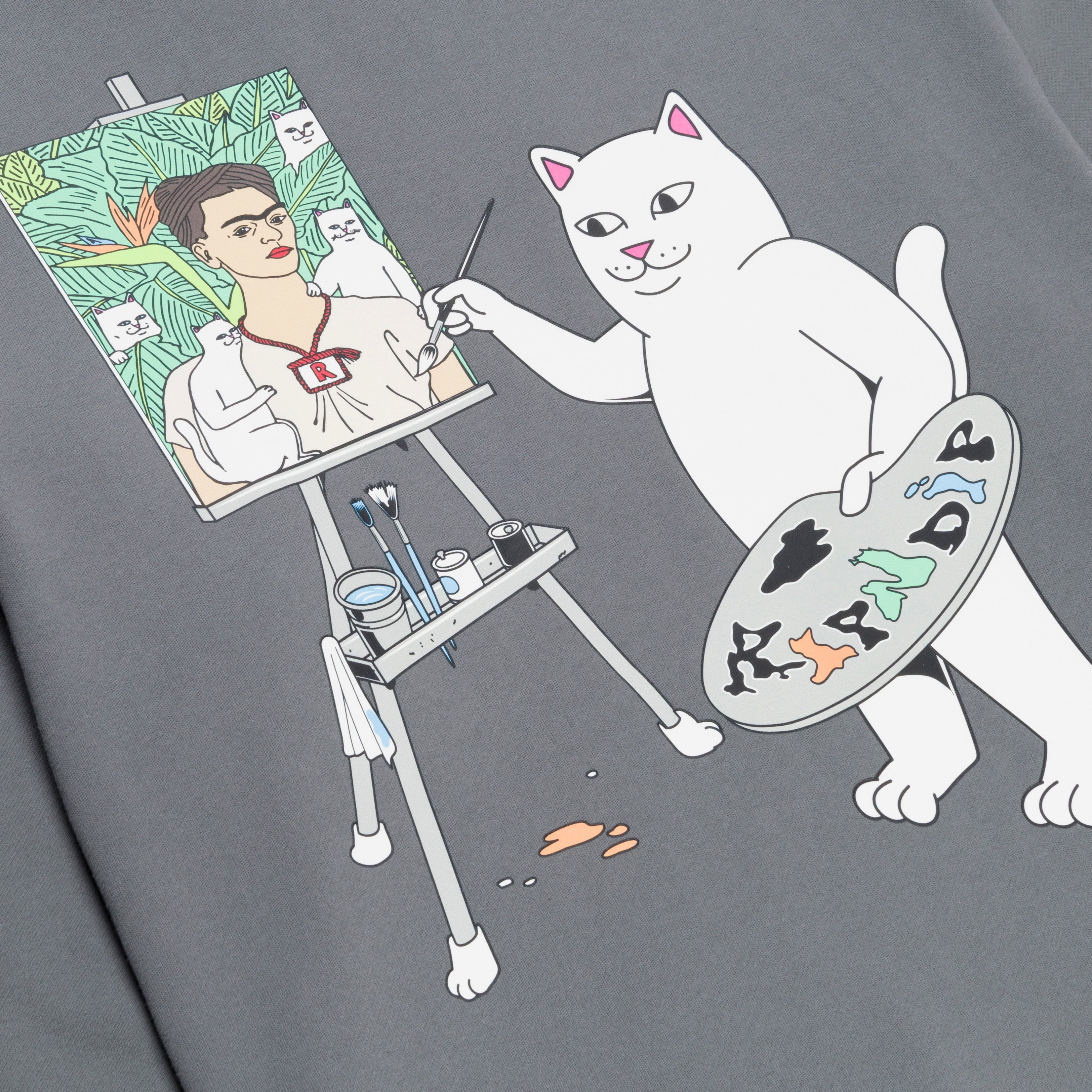 RIPNDIP Art Club Hoodie (Charcoal)