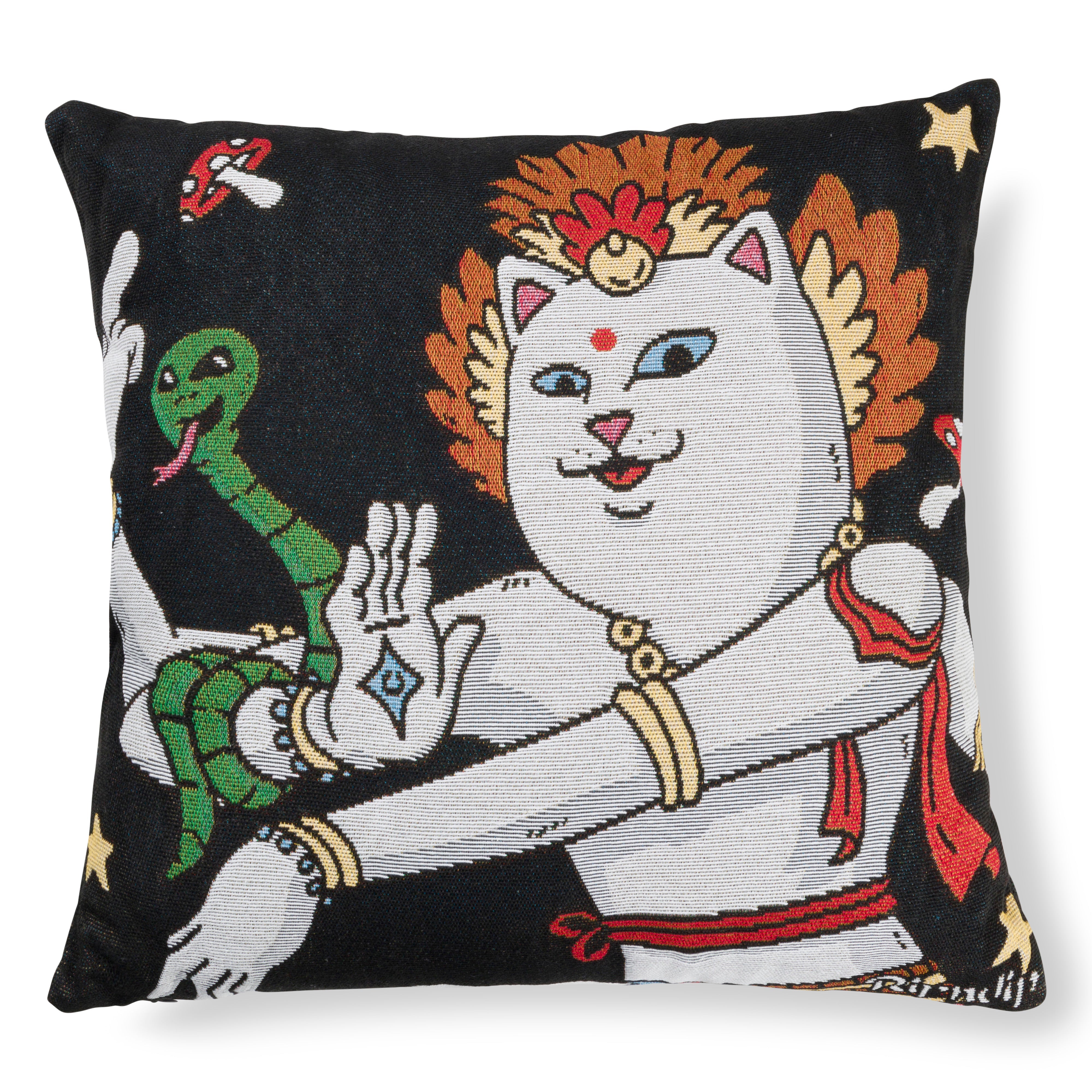 RIPNDIP Alien Whisperer Woven Pillow (Black)