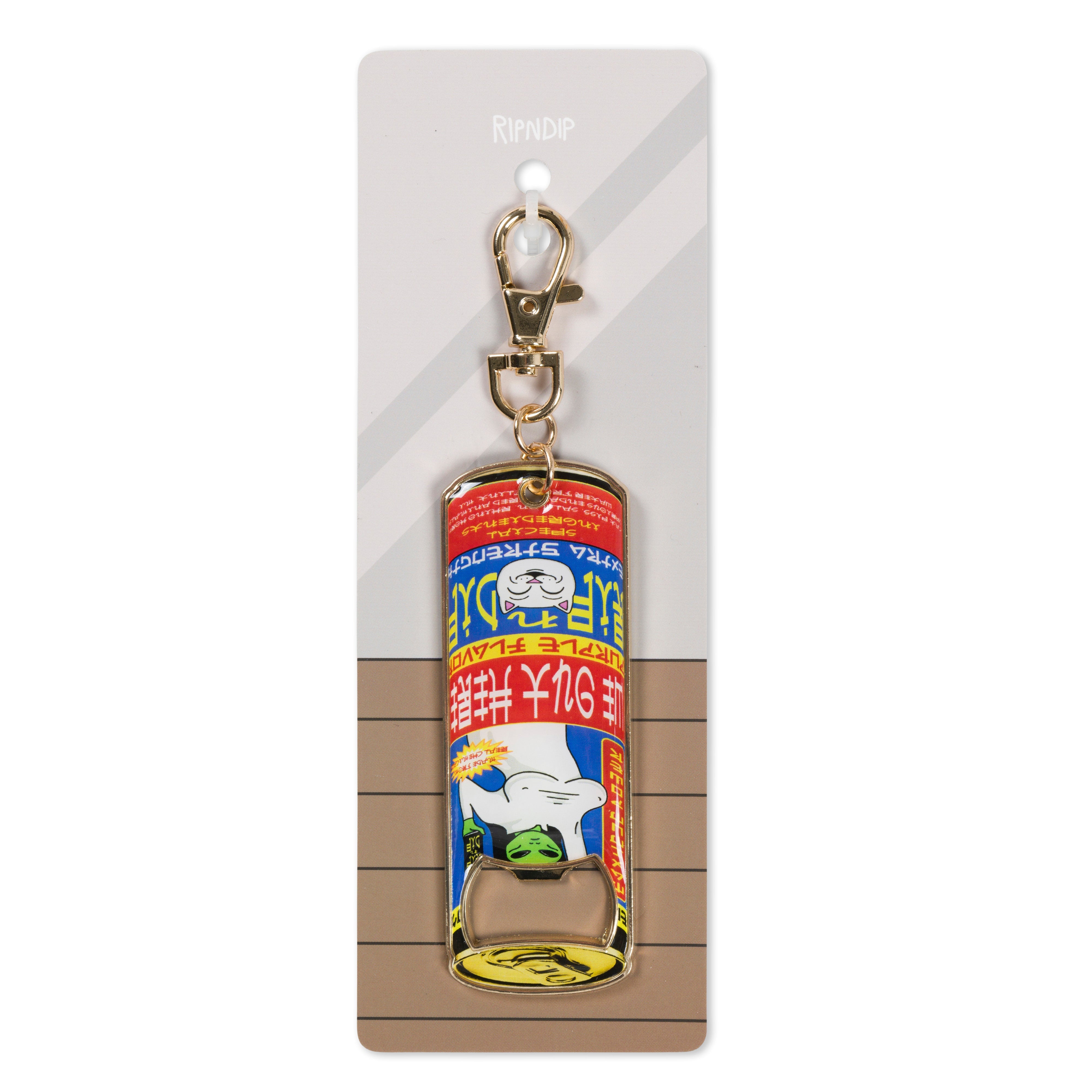 RIPNDIP Nerms Cans Bottle Opener Key Chain (Multi)