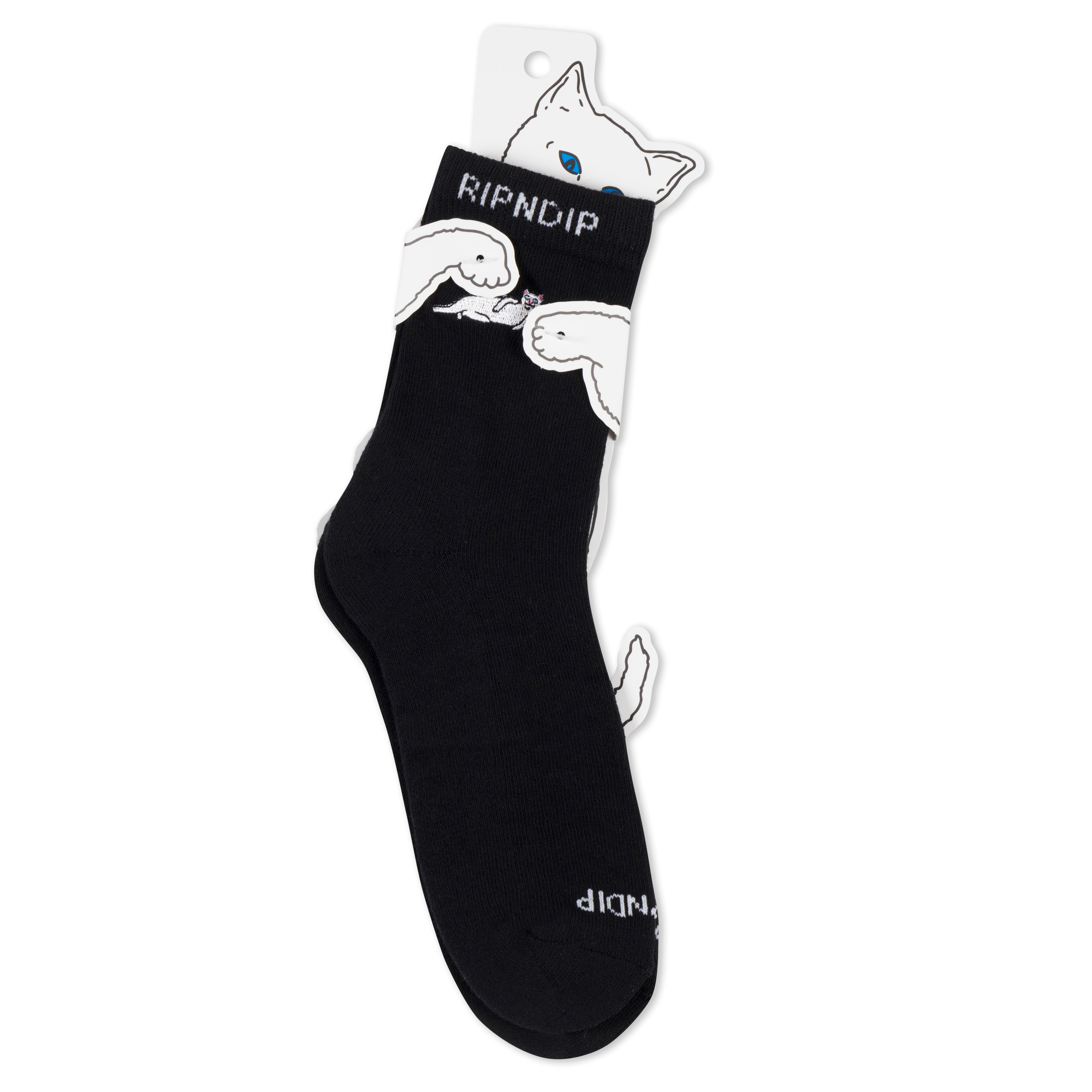 RIPNDIP Catstanza Mid Socks (Black)