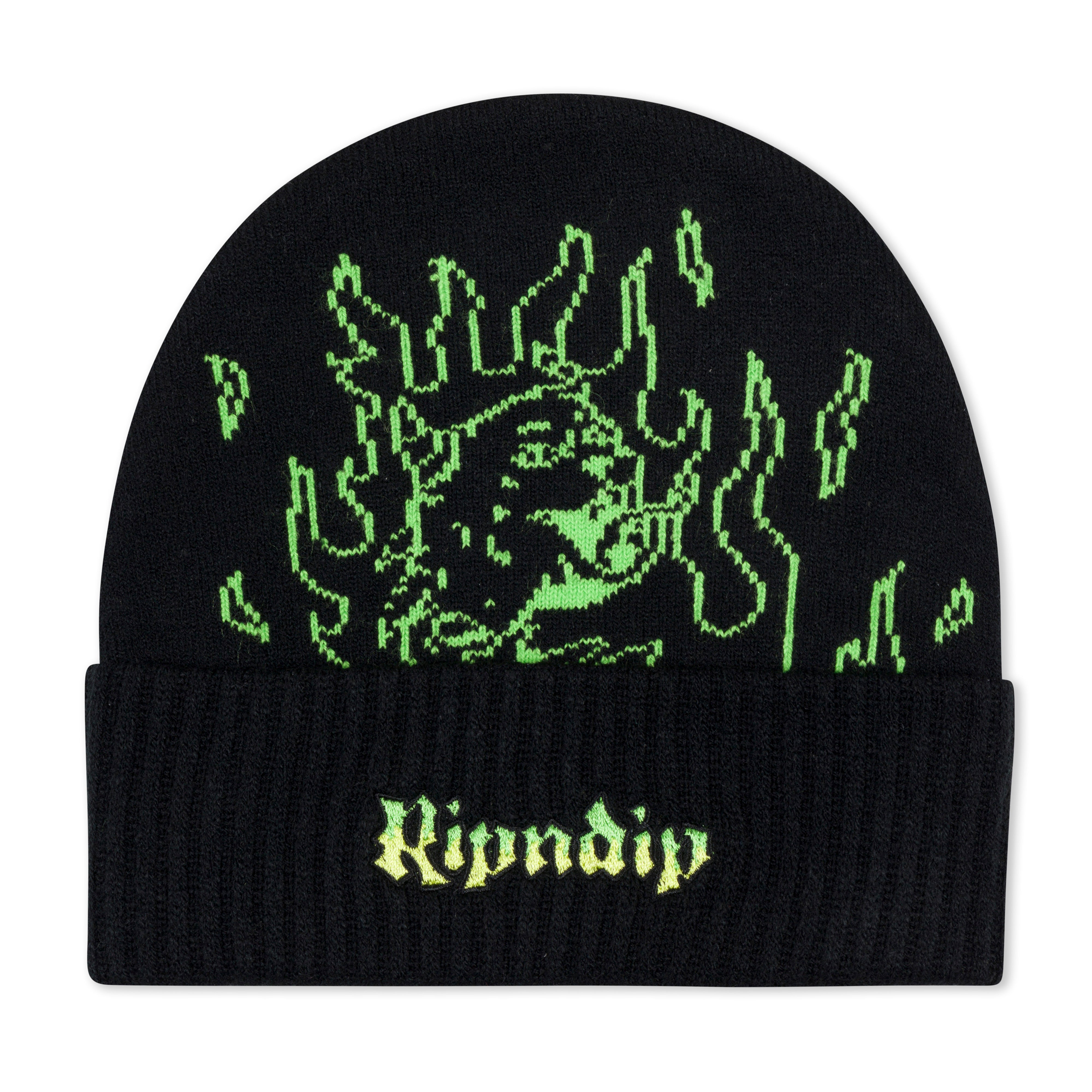 RIPNDIP Horntail Beanie (Black)