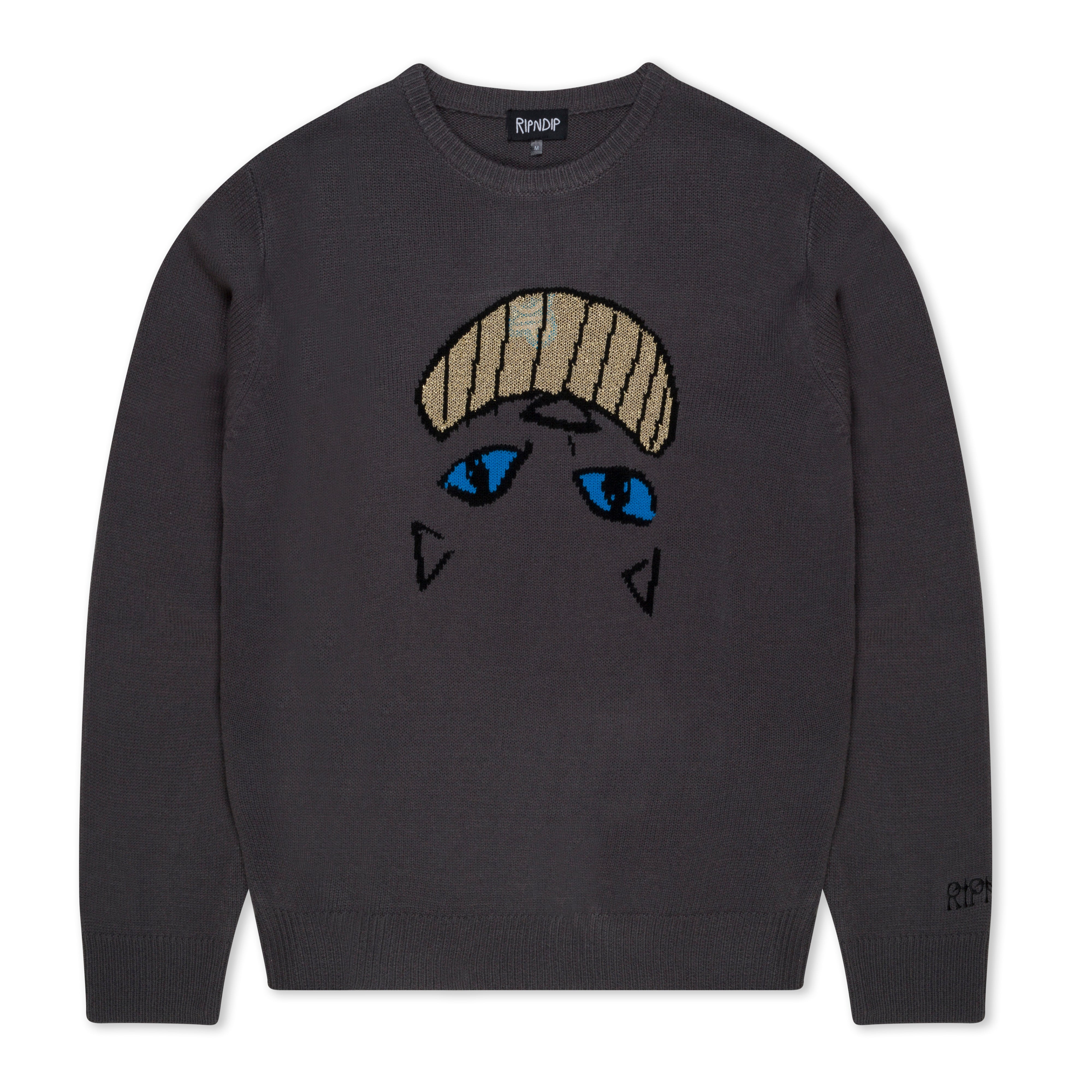 RIPNDIP Joaquin Knit Sweater (Charcoal)