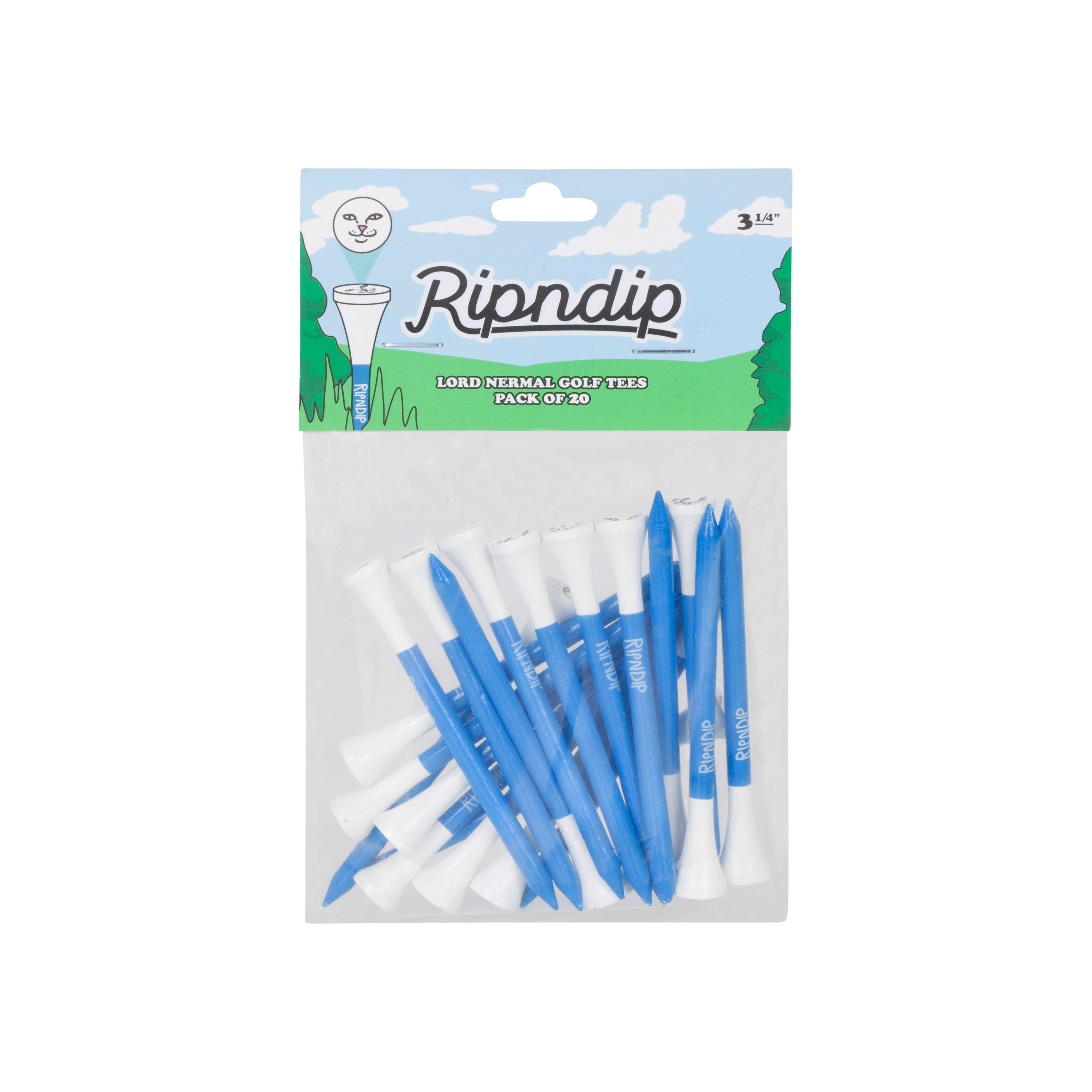 RIPNDIP Lord Nermal 20 Pack Golf Tees (Blue)