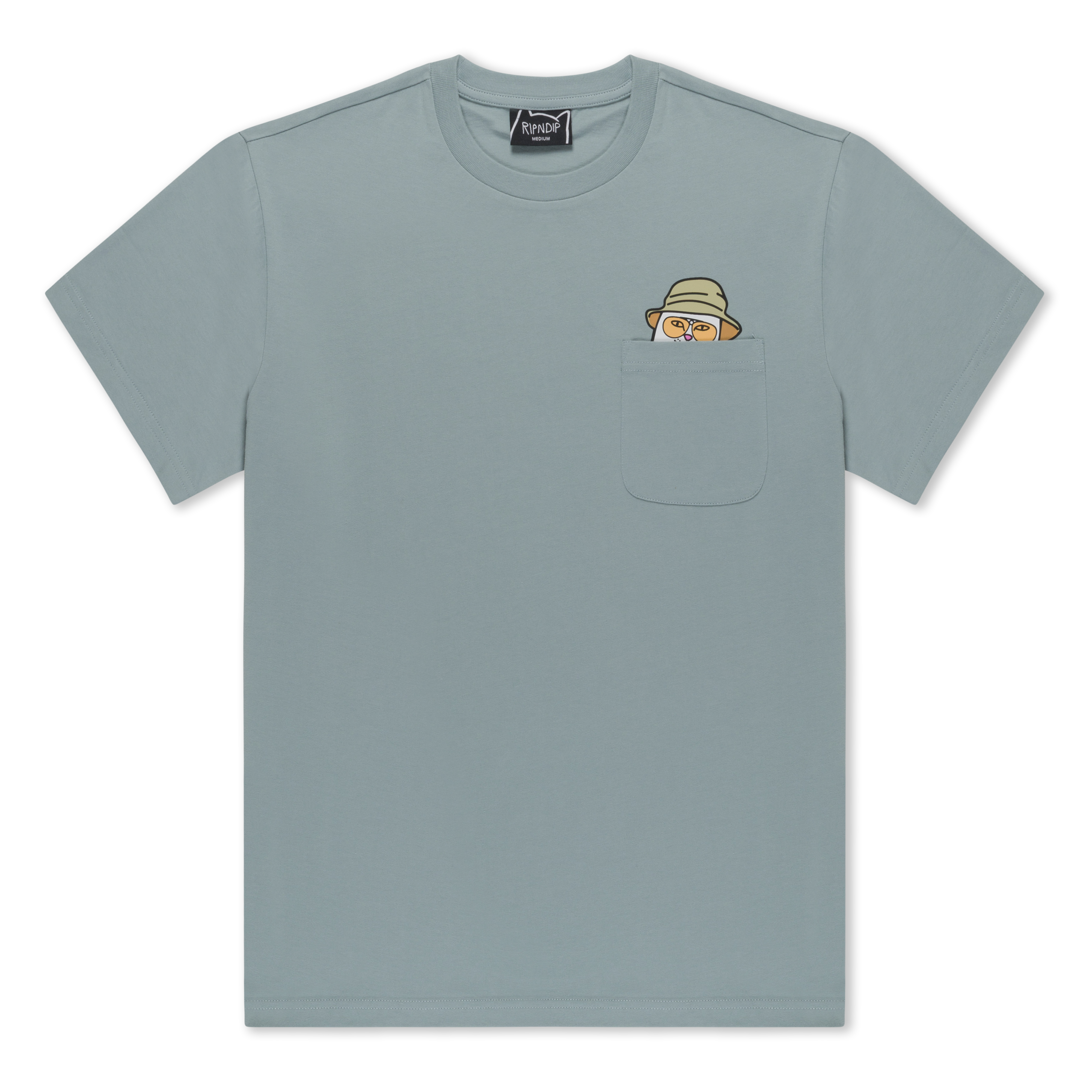 RIPNDIP Nermal S Thompson Pocket Tee (Silver Blue)