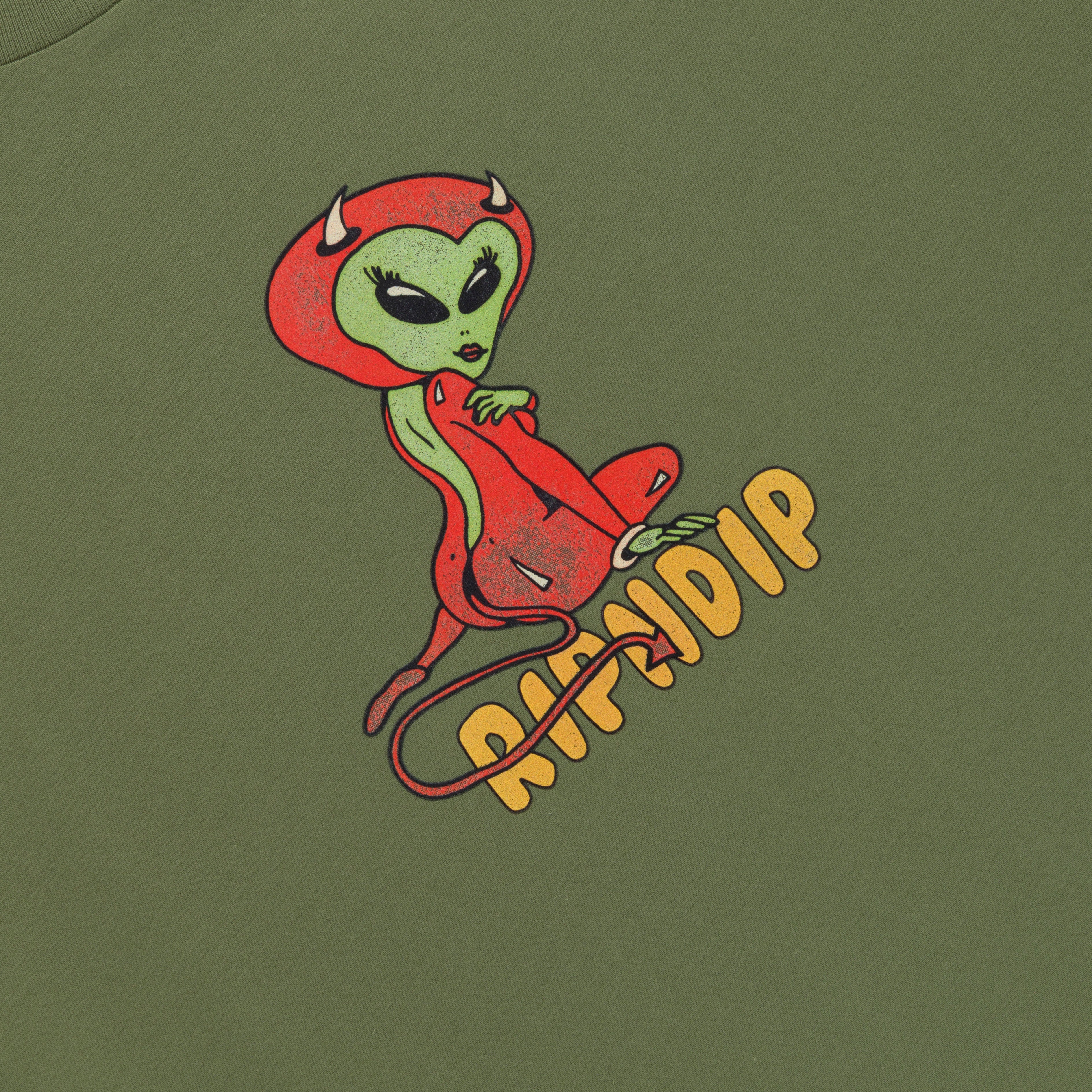 RIPNDIP Devil Alien Tee (Dusty Forest)