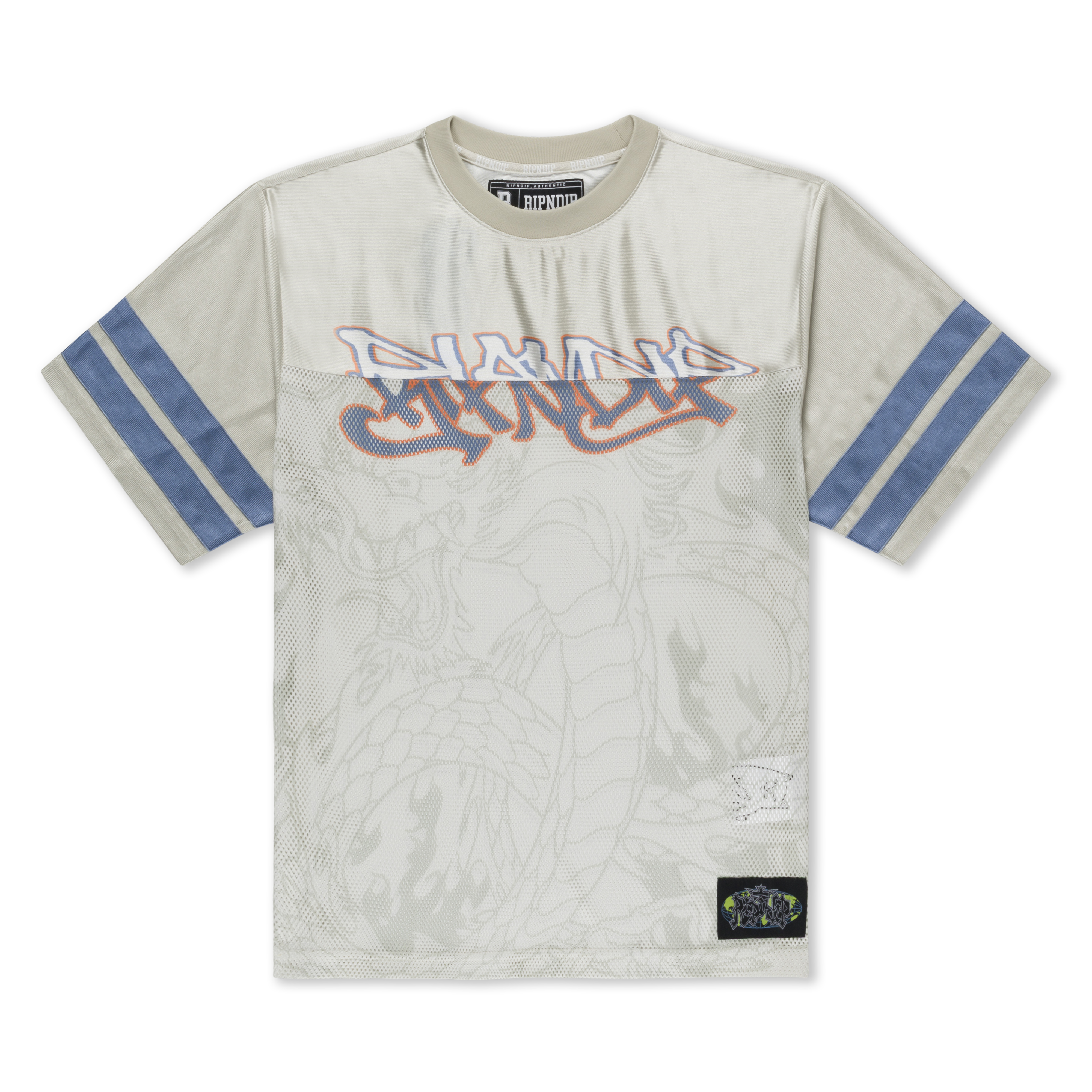RIPNDIP Too Fast Football Jersey (Bone)