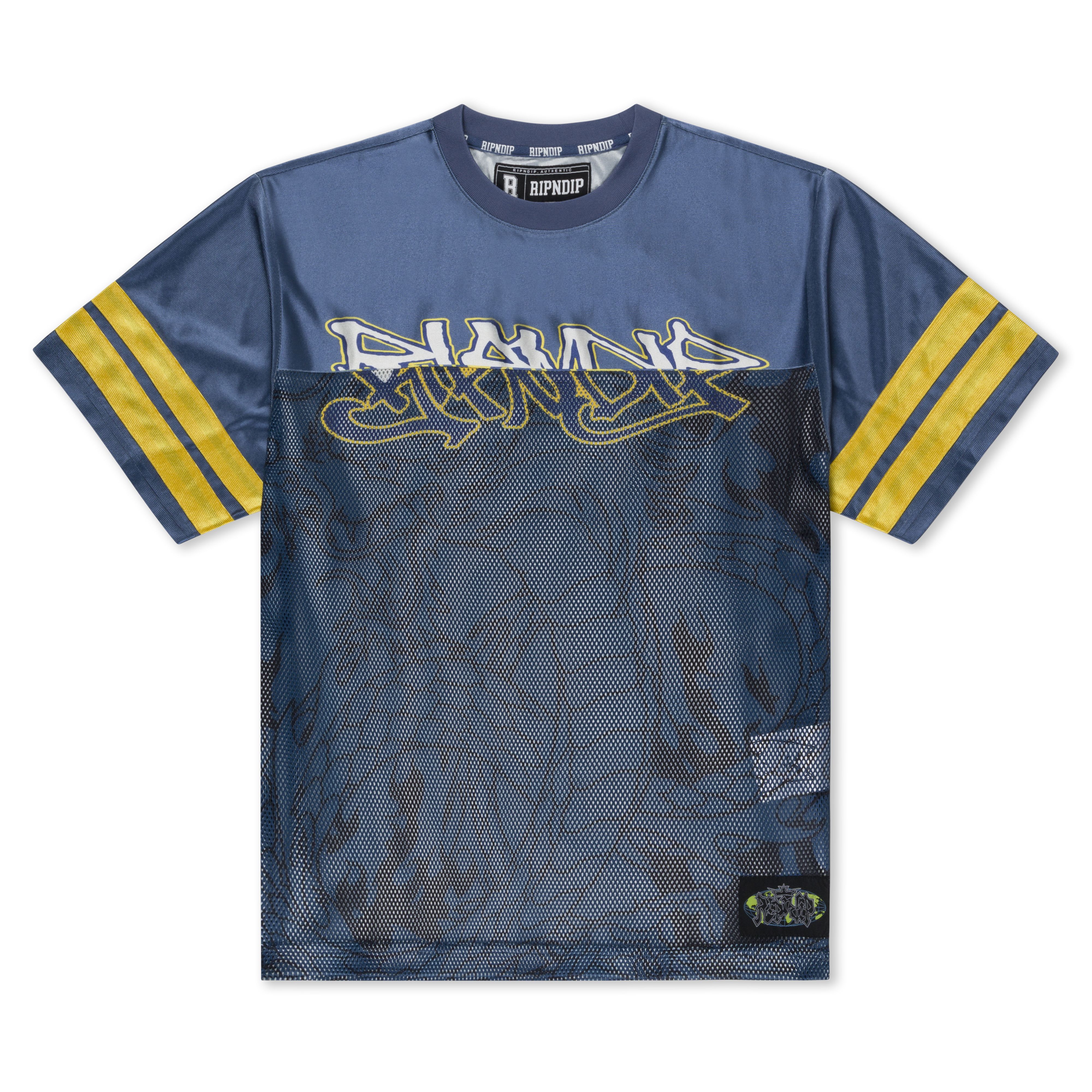 RIPNDIP Too Fast Football Jersey (Navy)