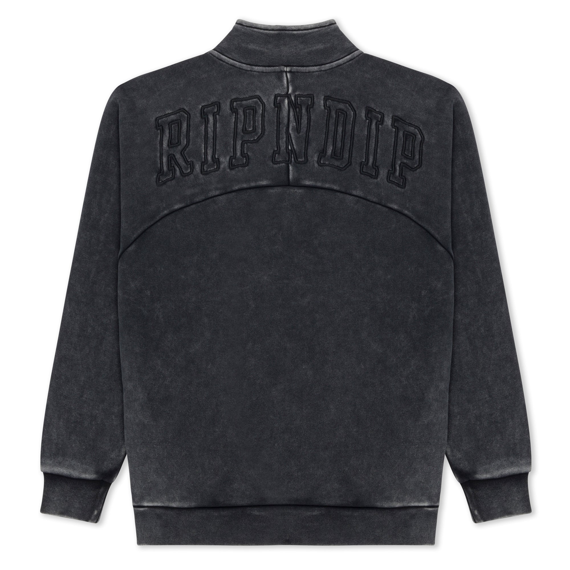 RIPNDIP Night Quarter Zip Sweatshirt (Black)