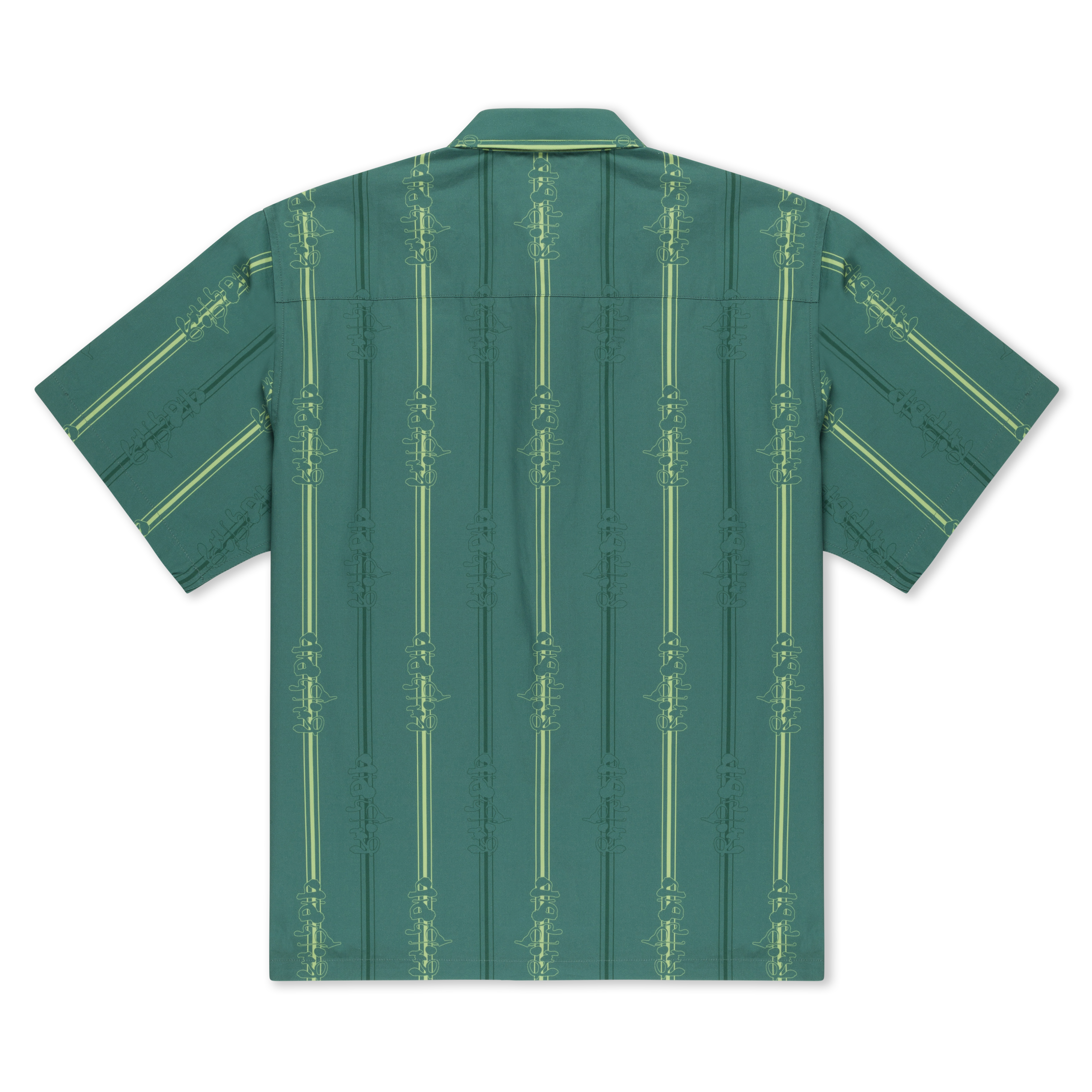 RIPNDIP Melted Striped Button Up (Teal)