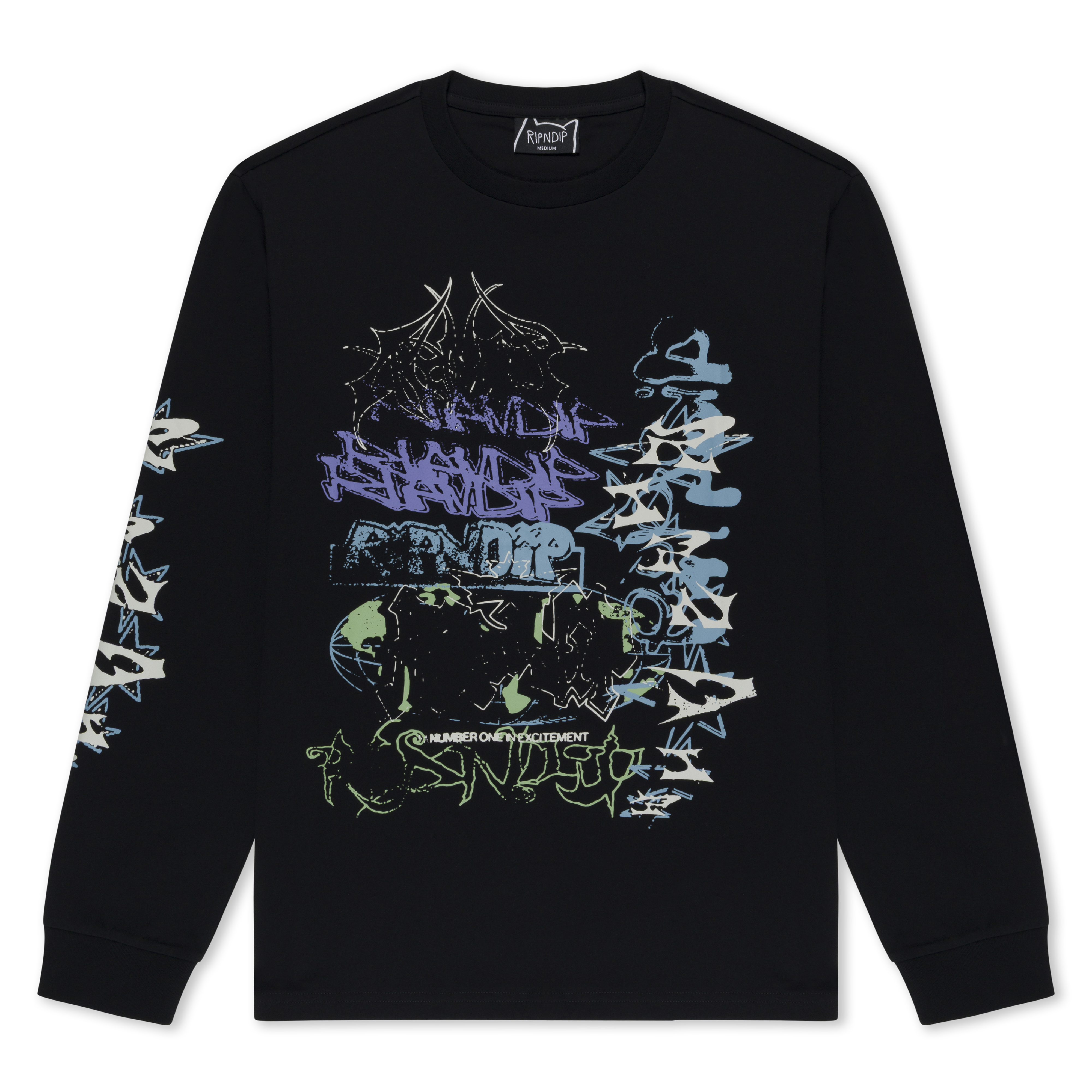 RIPNDIP World Wide Madness Long Sleeve (Black)