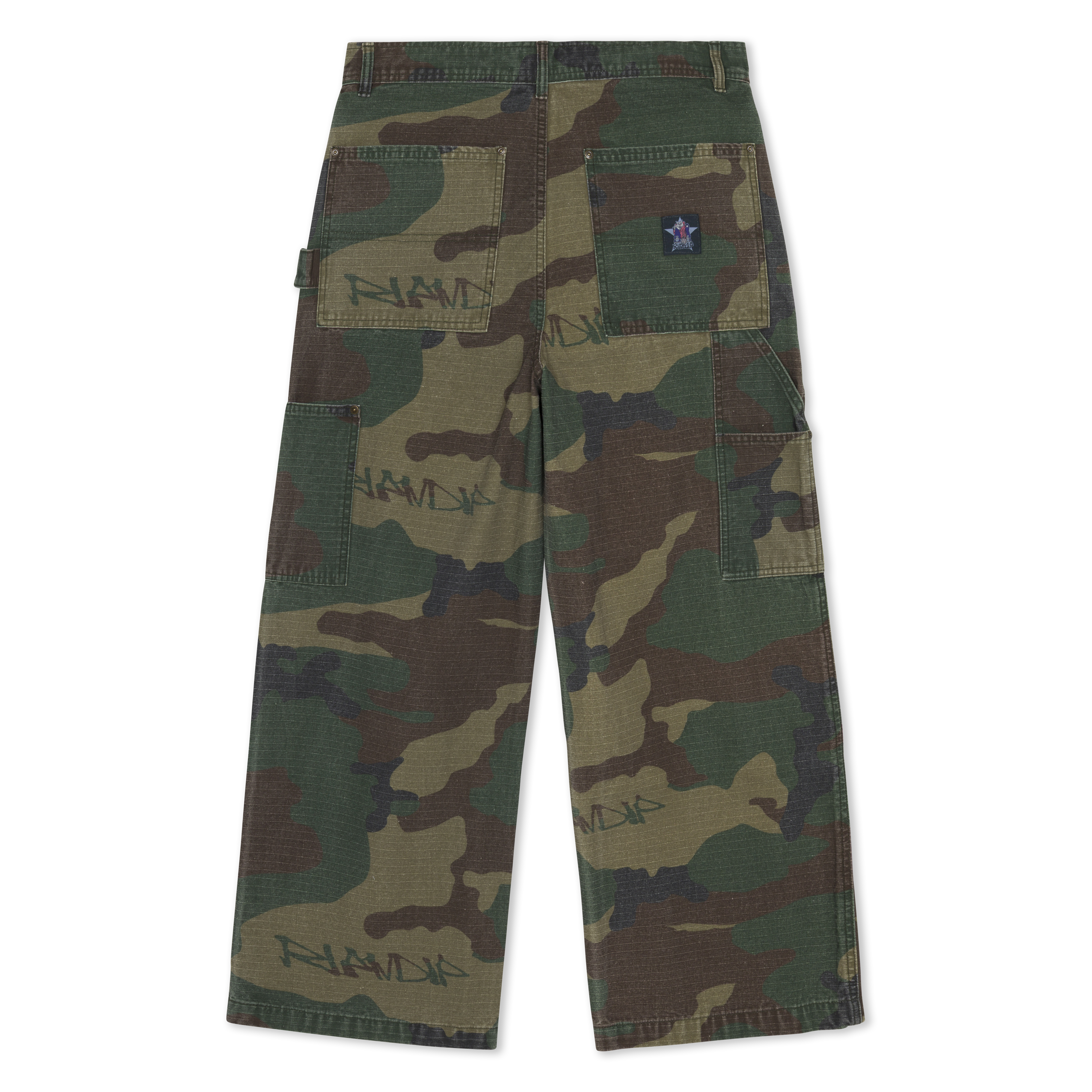RIPNDIP Claws Camo Extra Wide Fit Carpenter Pants (Multi)