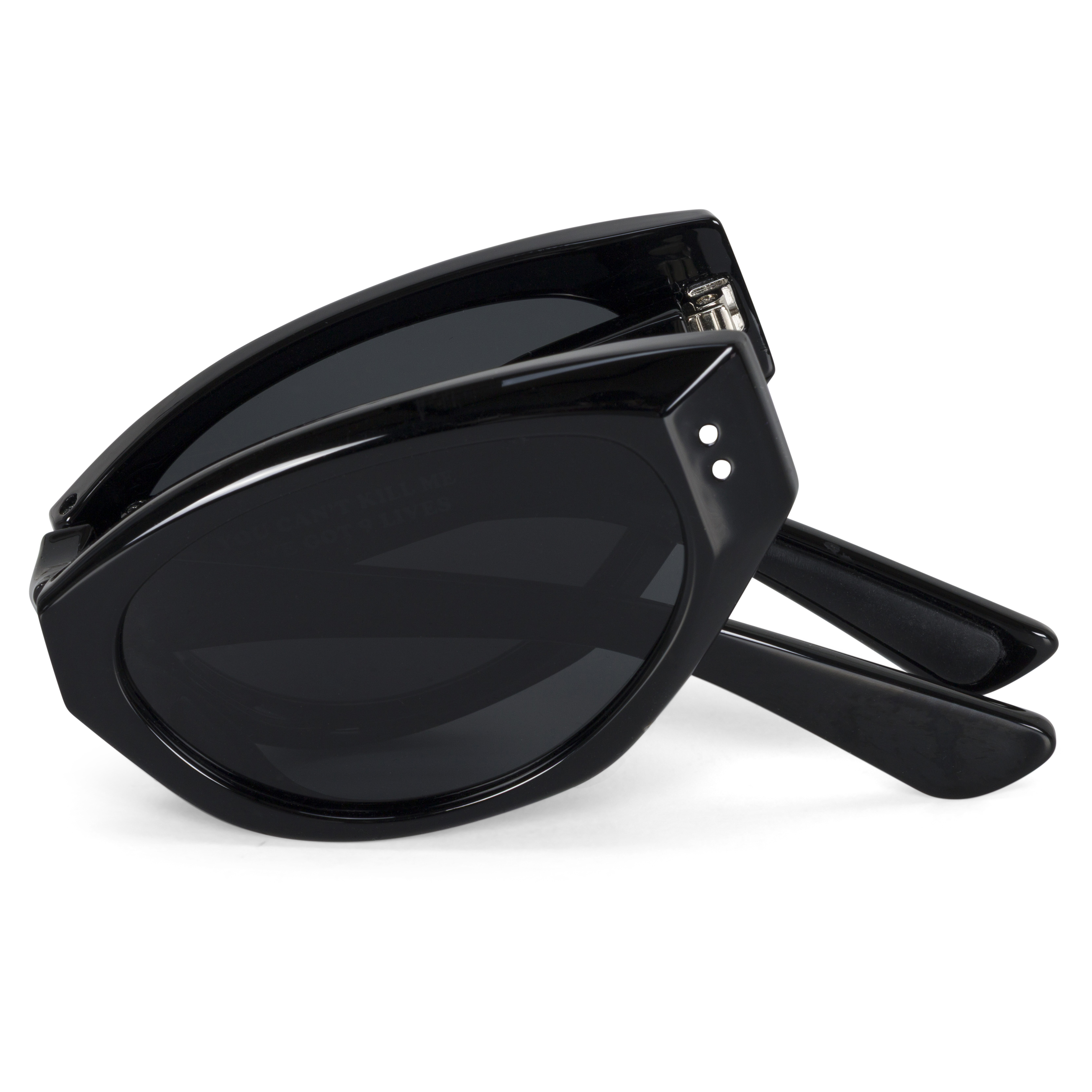 RIPNDIP Castanza Folding Sunglasses (Black)
