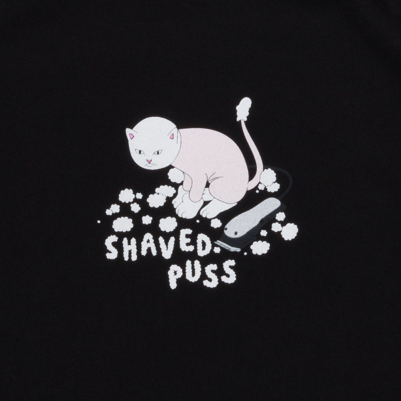 Shaved Puss Tee (Black)