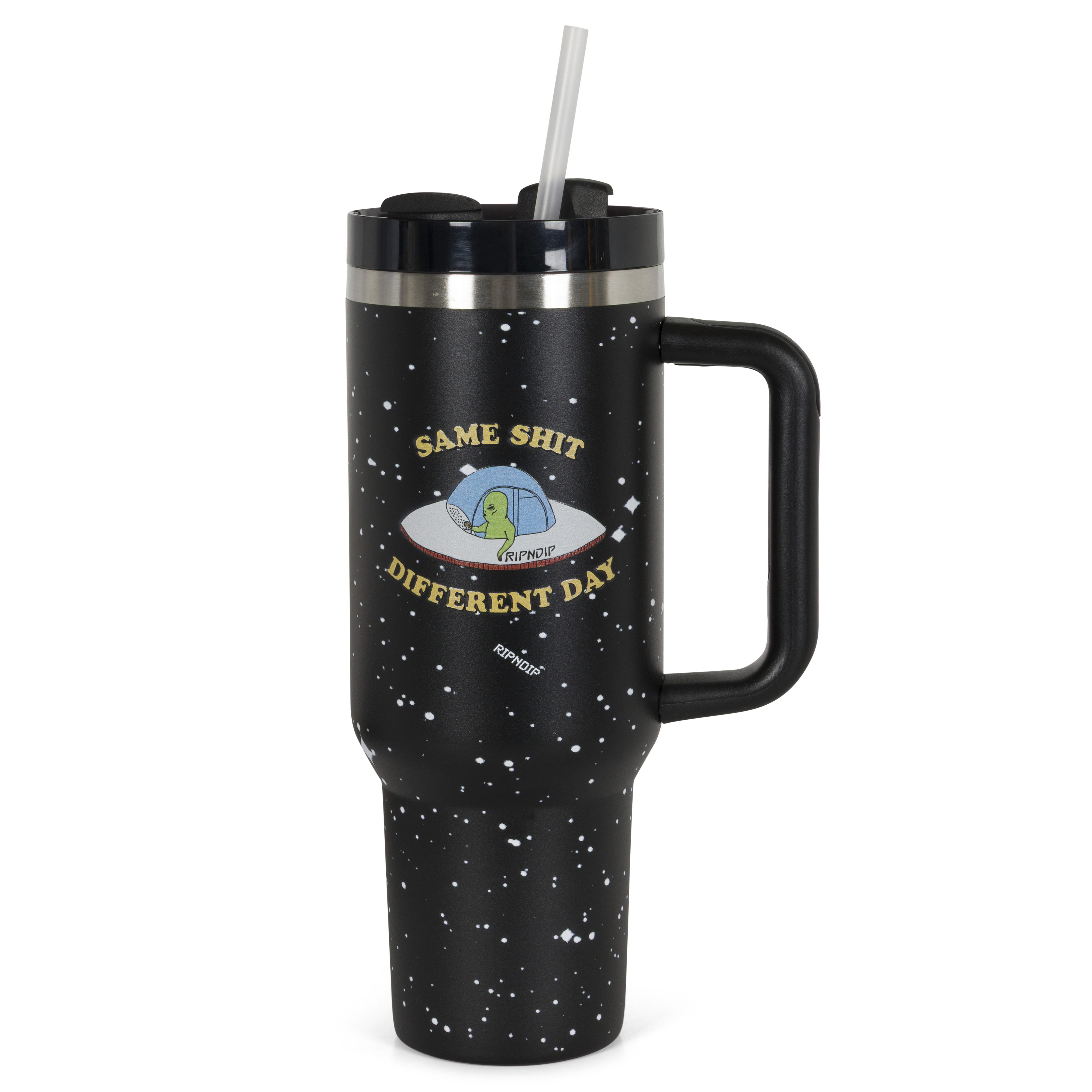 RIPNDIP Same Shit Different Day Big Ol Cup Tumbler (Black)