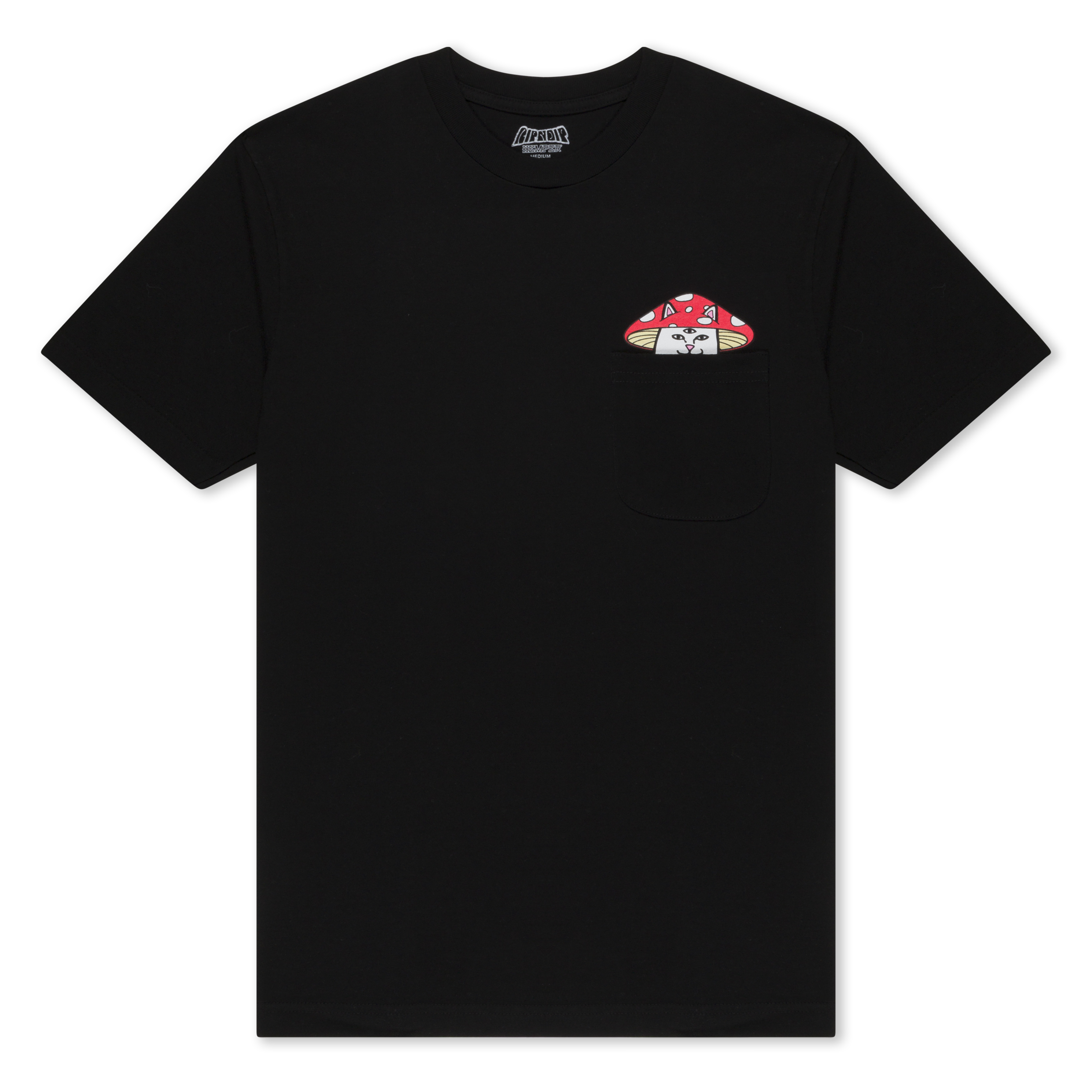 RIPNDIP Hemper Enlightened Nermal Pocket Tee (Black)