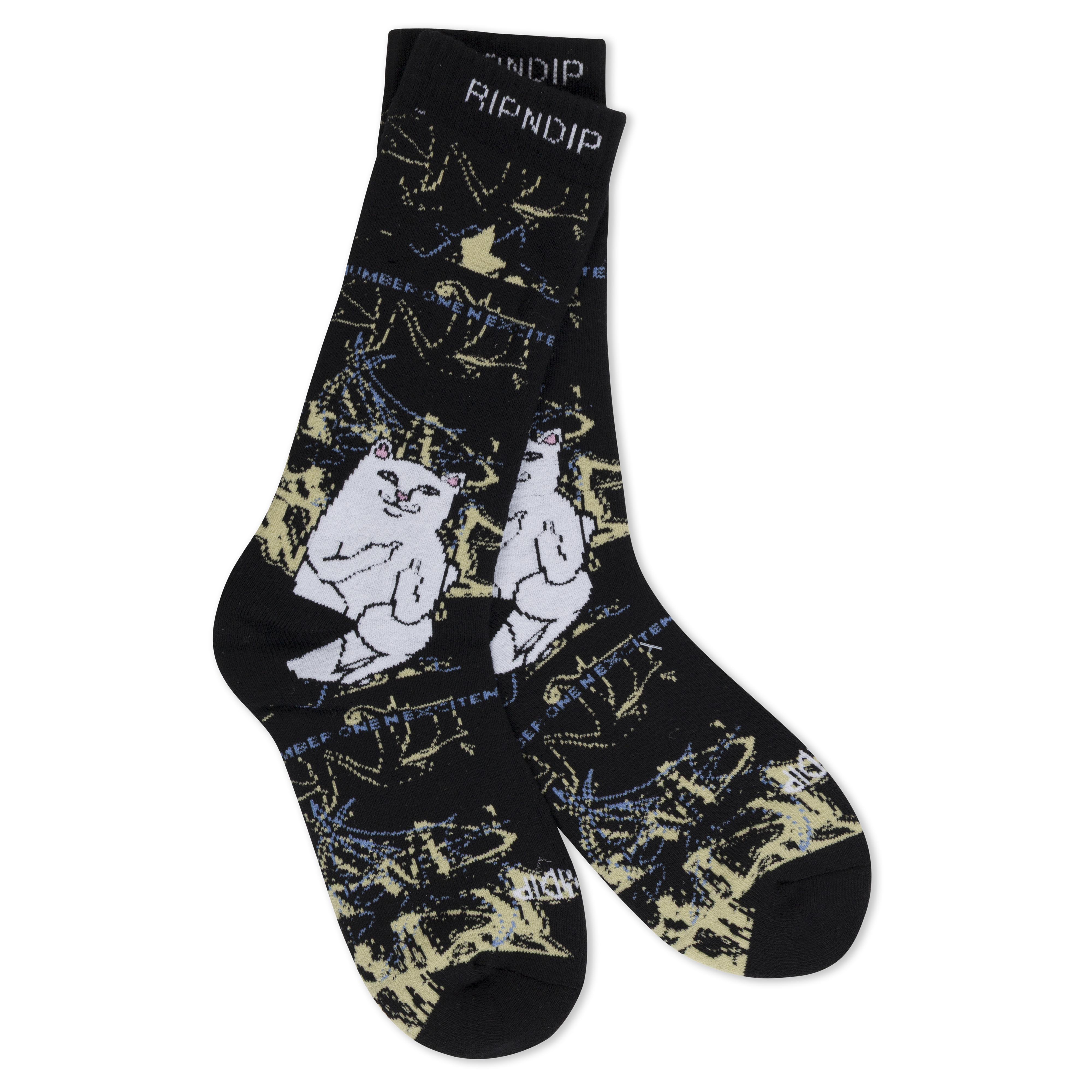 RIPNDIP Lord Nermal Madness Socks (Black)