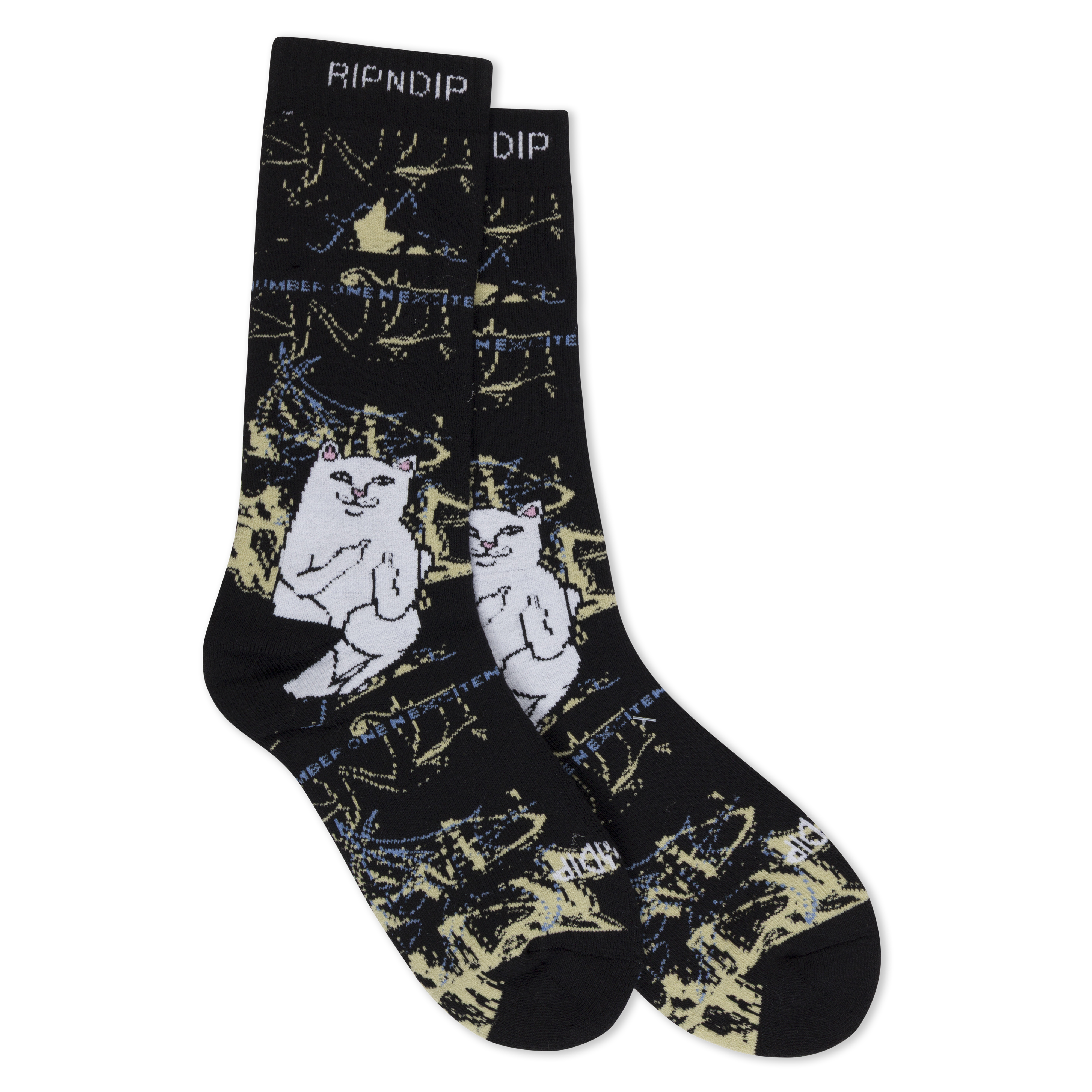 RIPNDIP Lord Nermal Madness Socks (Black)