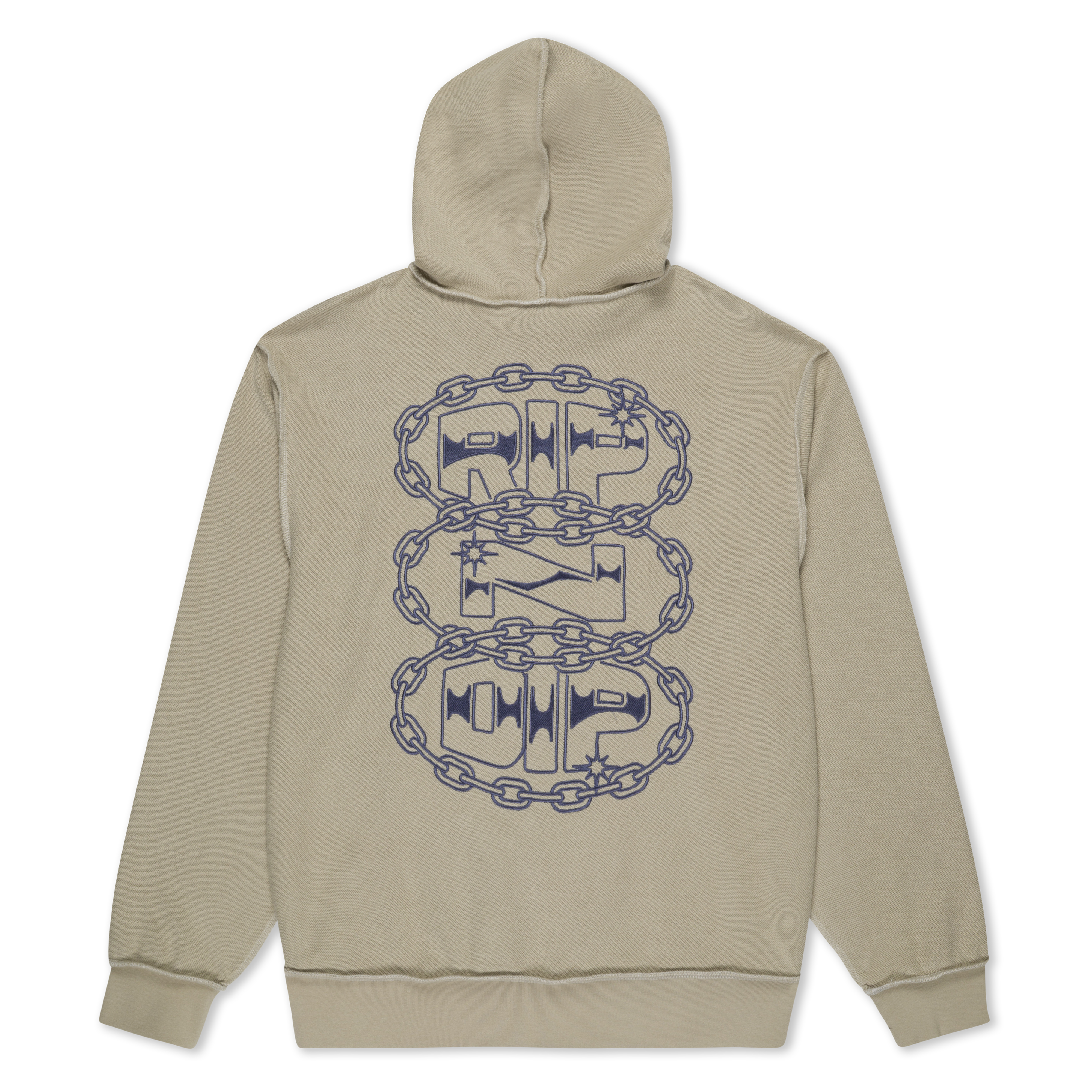 RIPNDIP Linked Up Reverse Stitched Hoodie (Khaki)