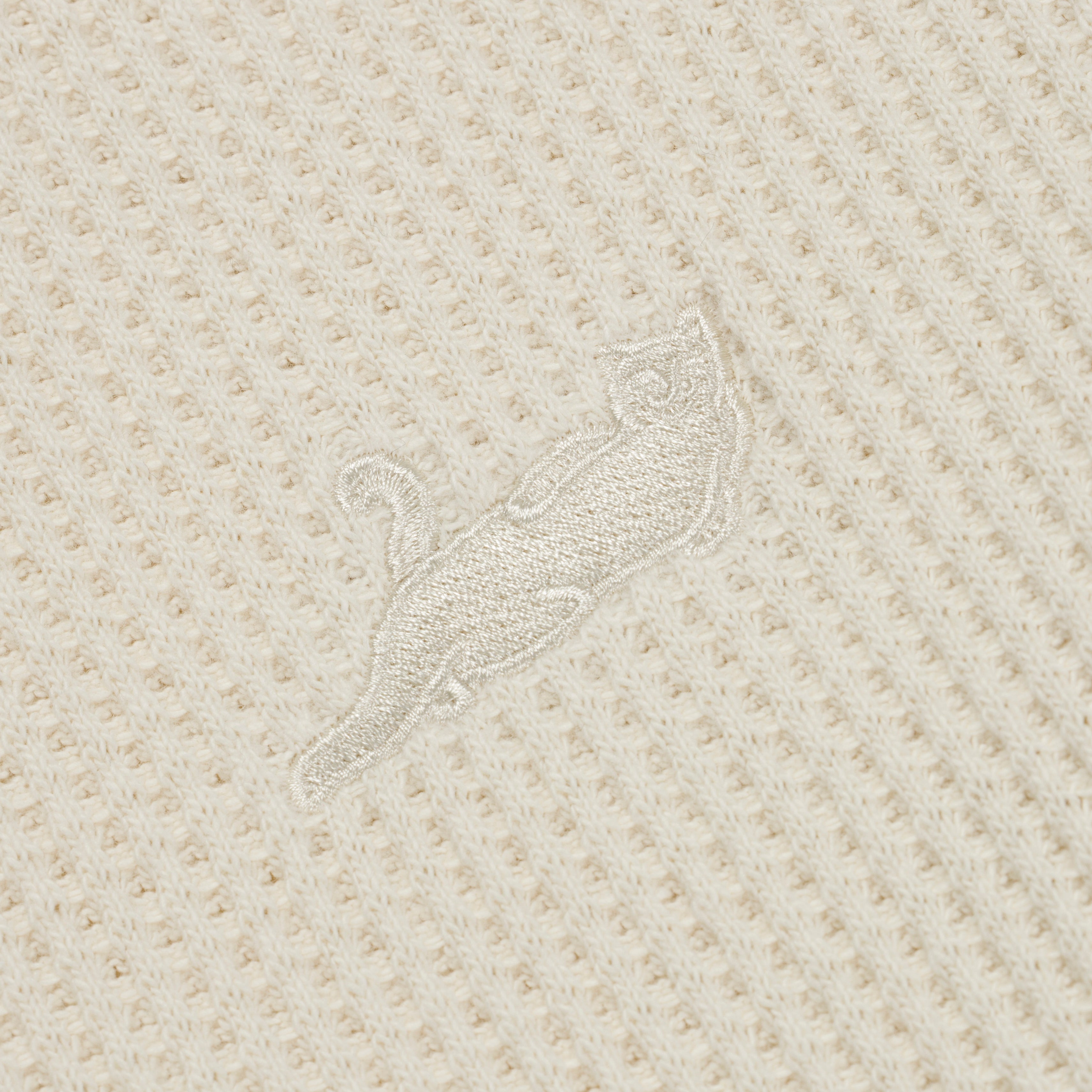 RIPNDIP Castanza Waffle Knit Long Sleeve (Off-White)