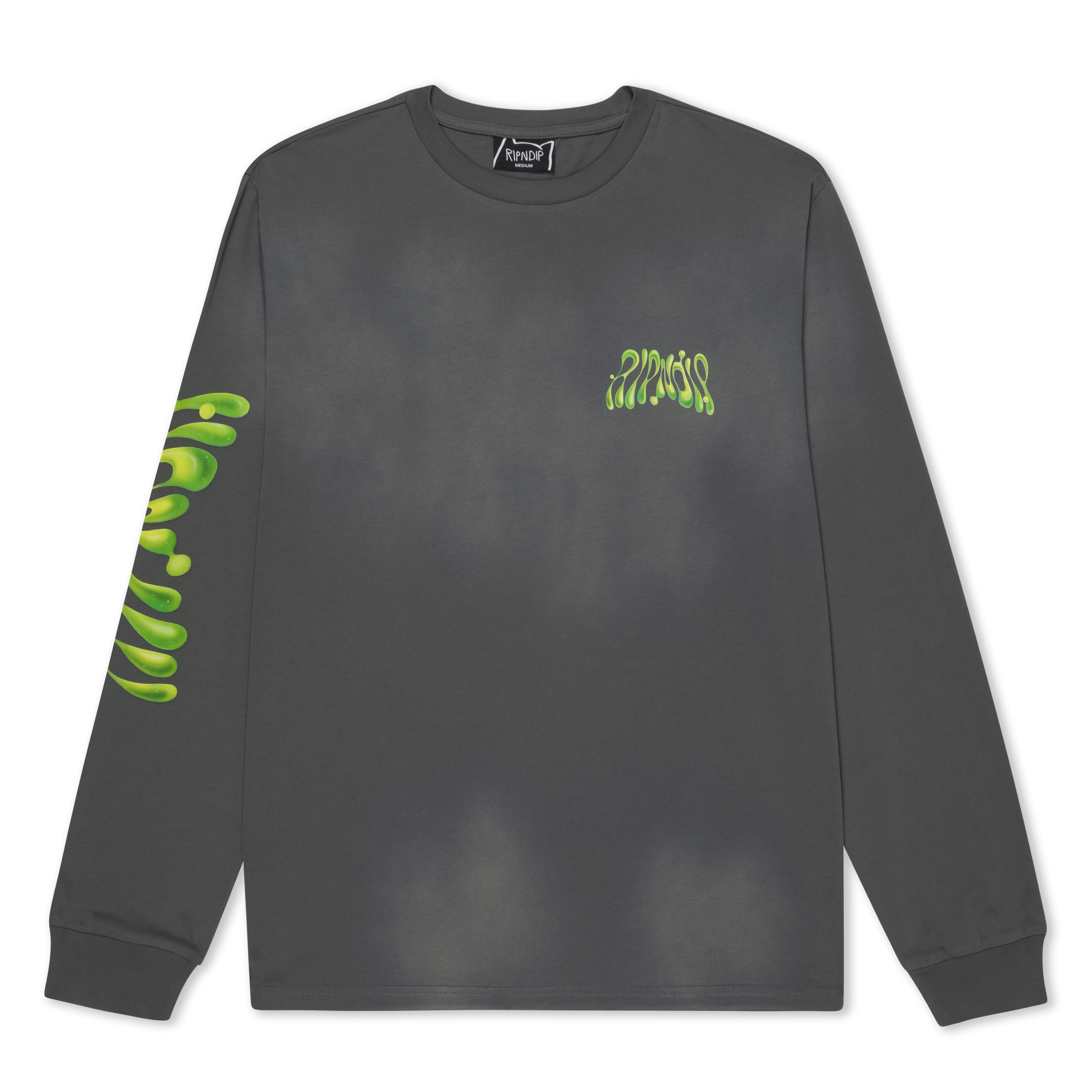 RIPNDIP Lava Lamp LS (Charcoal Vintage Wash)