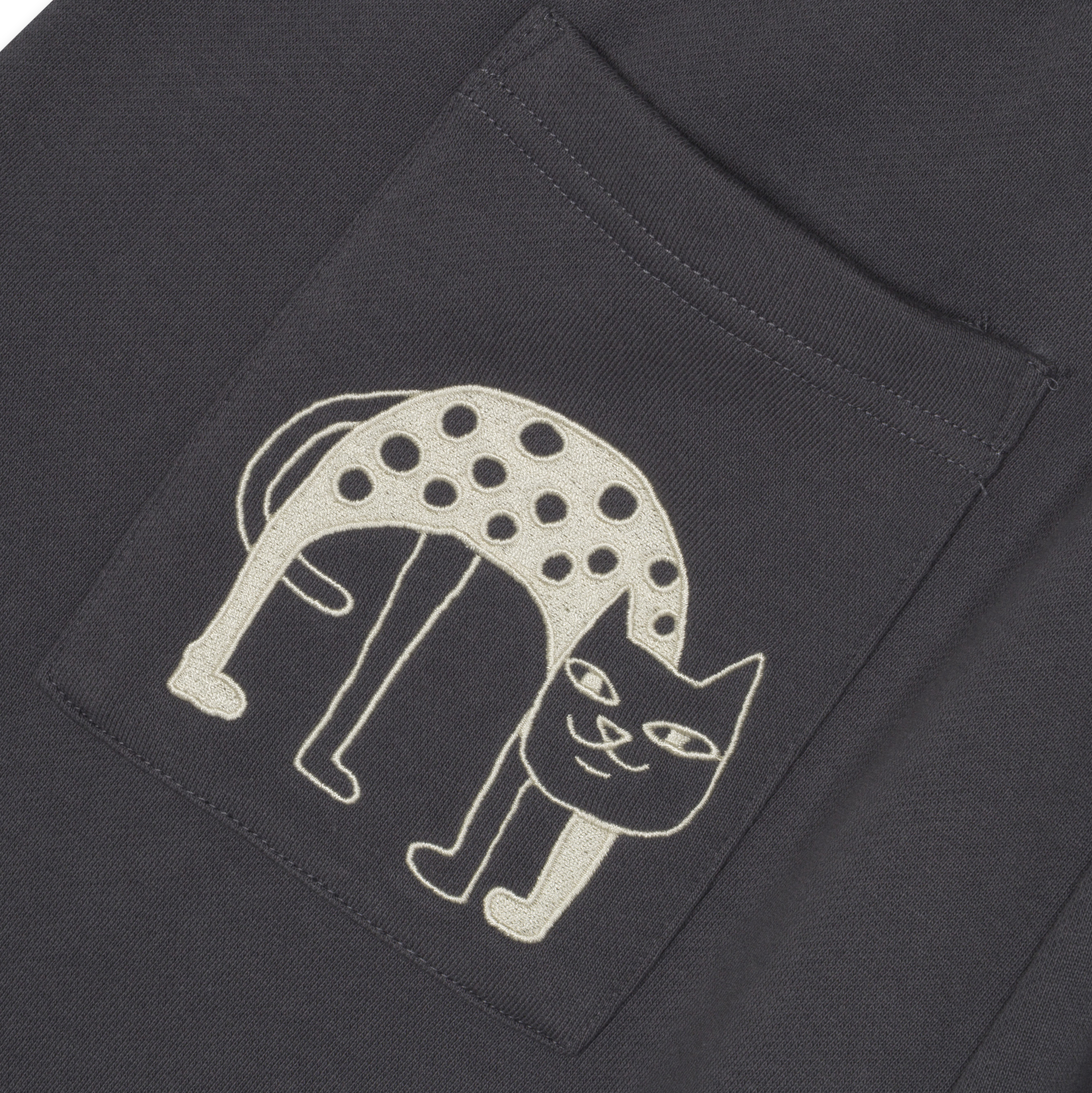 RIPNDIP Blonded Straight Leg Sweatpants (Charcoal)