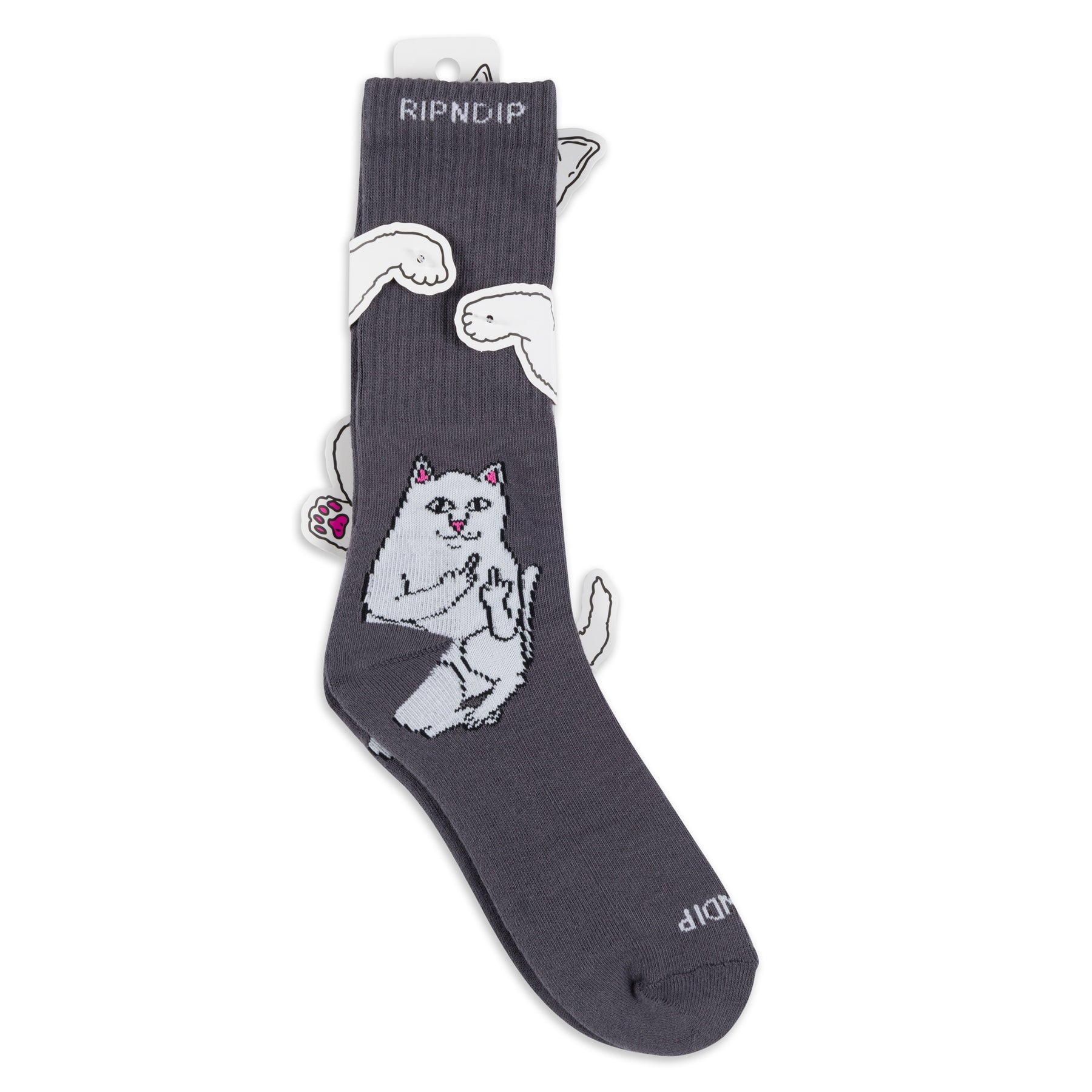 Lord Nermal Socks (Charcoal)